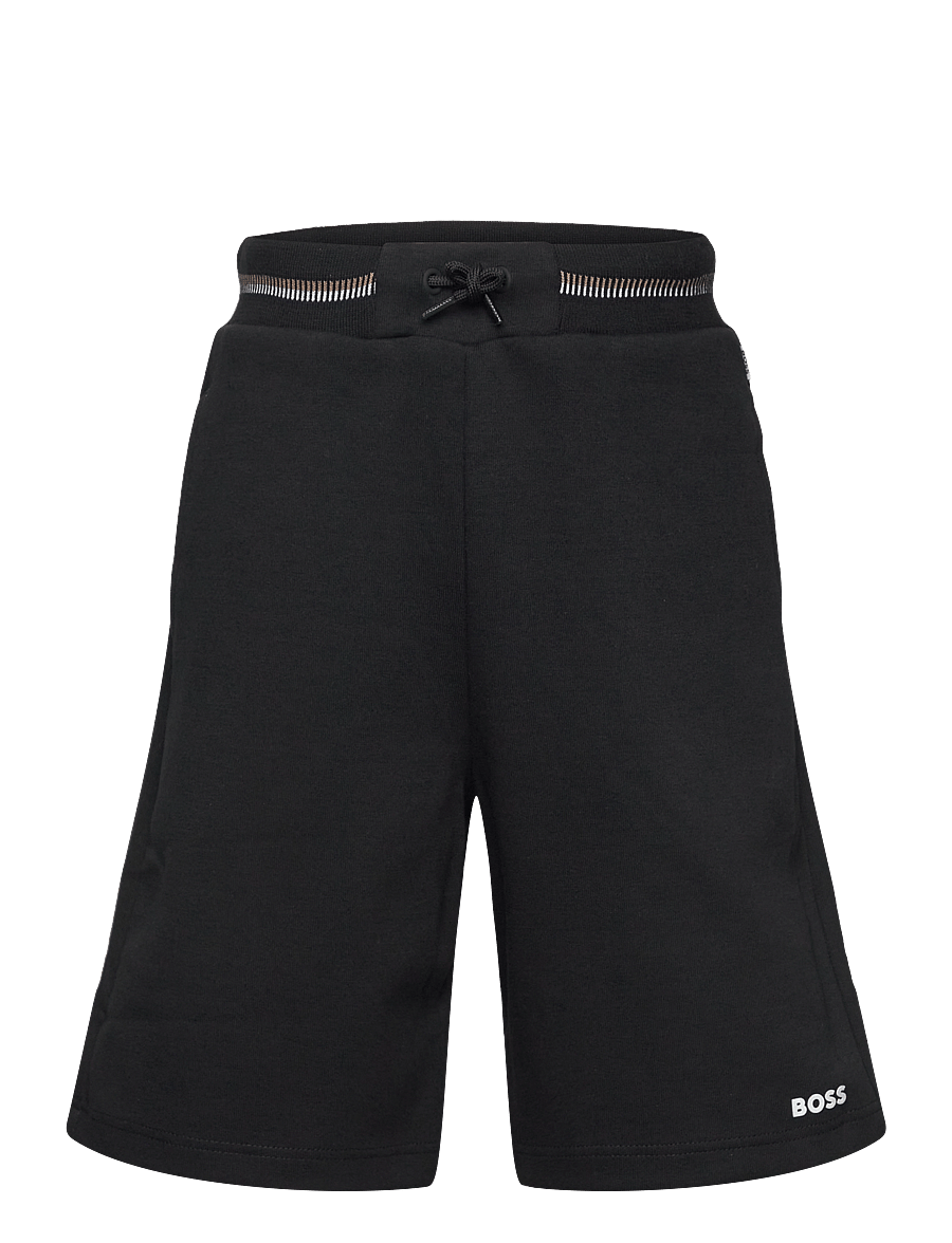 BOSS - BERMUDA SHORTS - collegeshortsit - black - 0