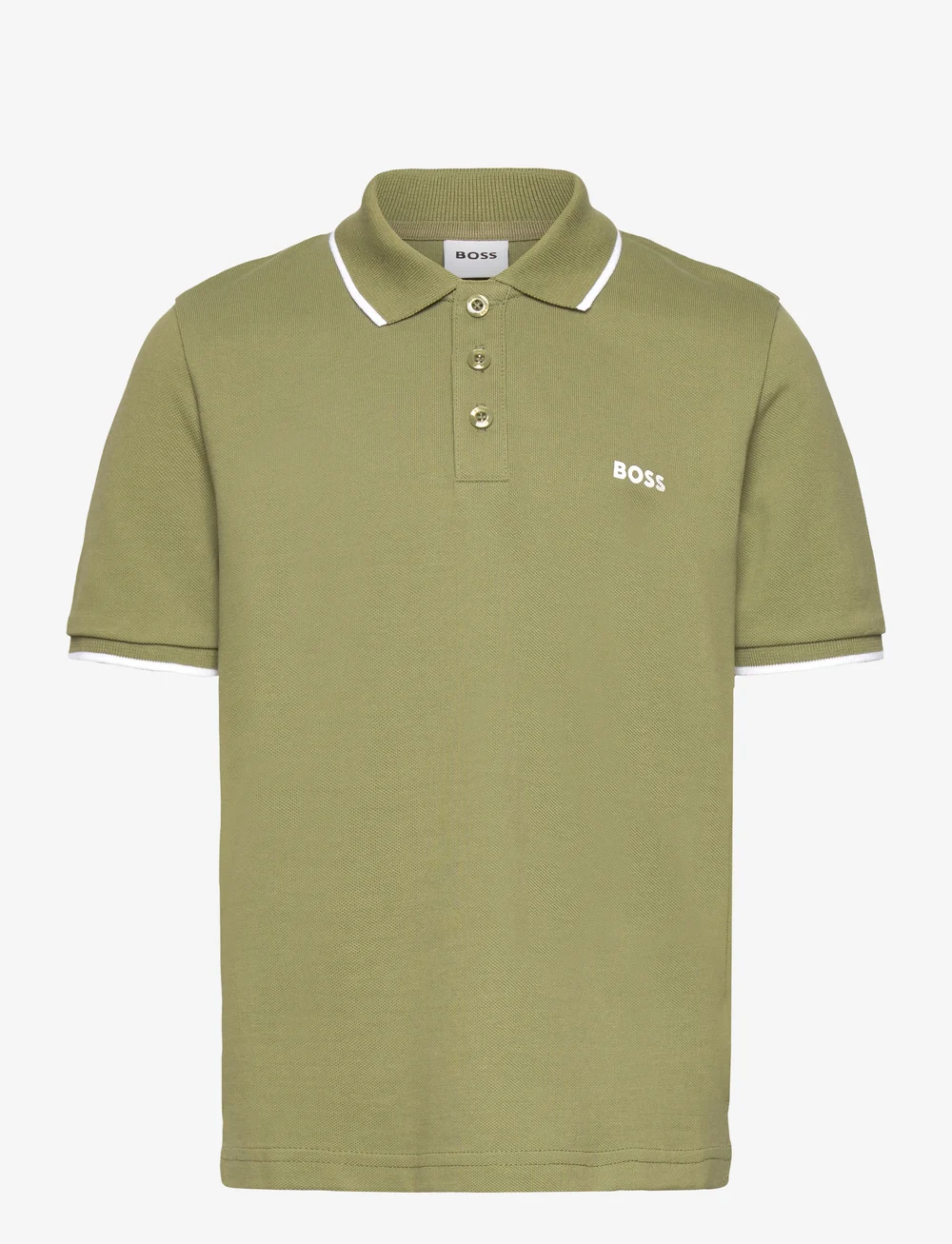 BOSS - SHORT SLEEVE POLO - kurzärmelig - dark green - 0