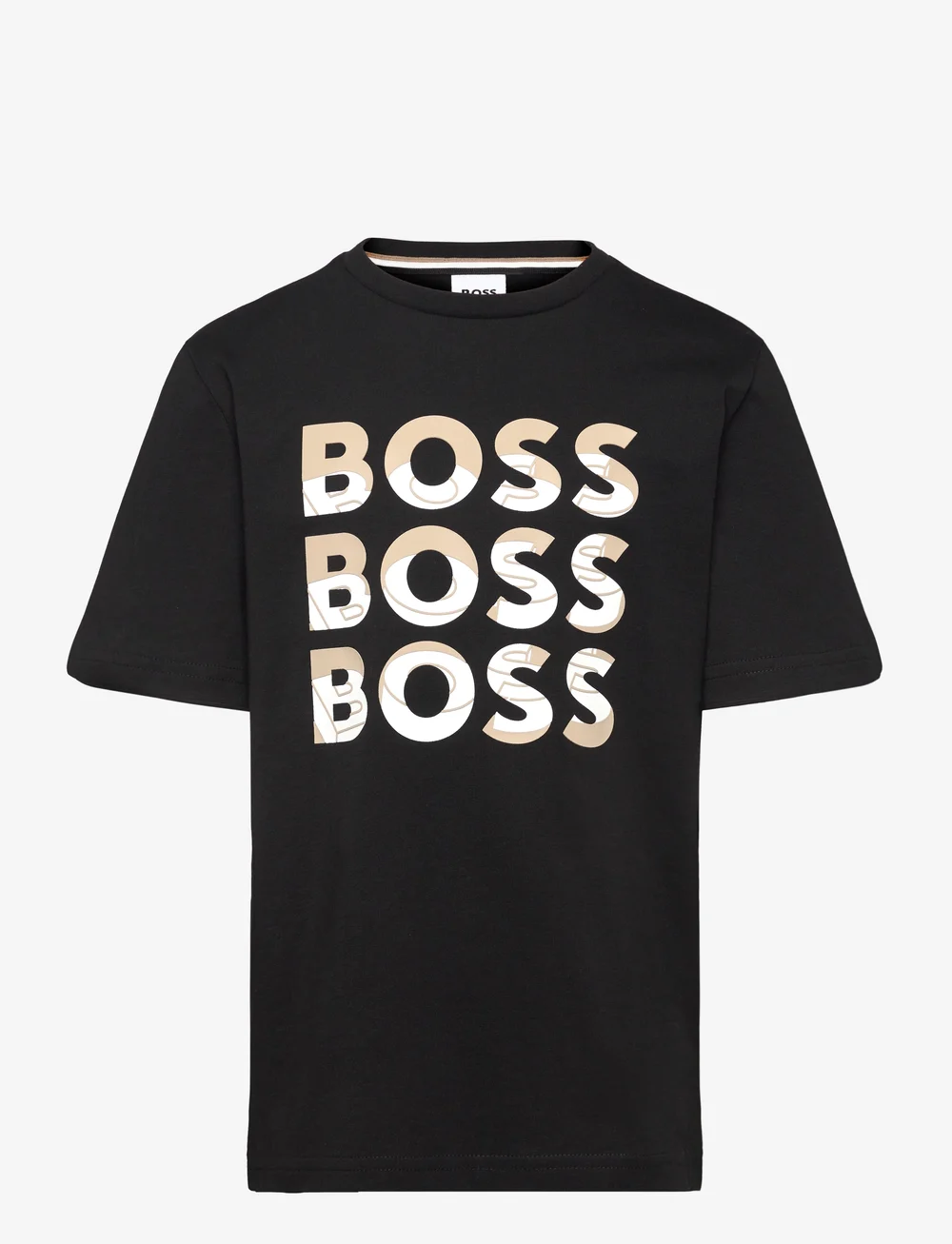 BOSS - SHORT SLEEVES TEE-SHIRT - kortärmade t-shirts - black - 0