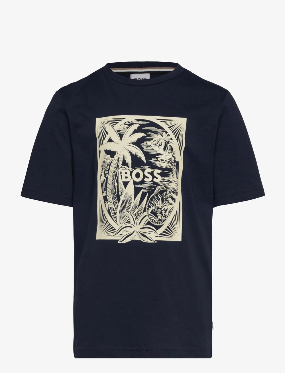 BOSS - SHORT SLEEVES TEE-SHIRT - kurzärmelige - navy - 0