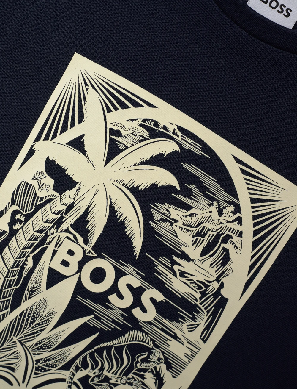 BOSS - SHORT SLEEVES TEE-SHIRT - kurzärmelige - navy - 3