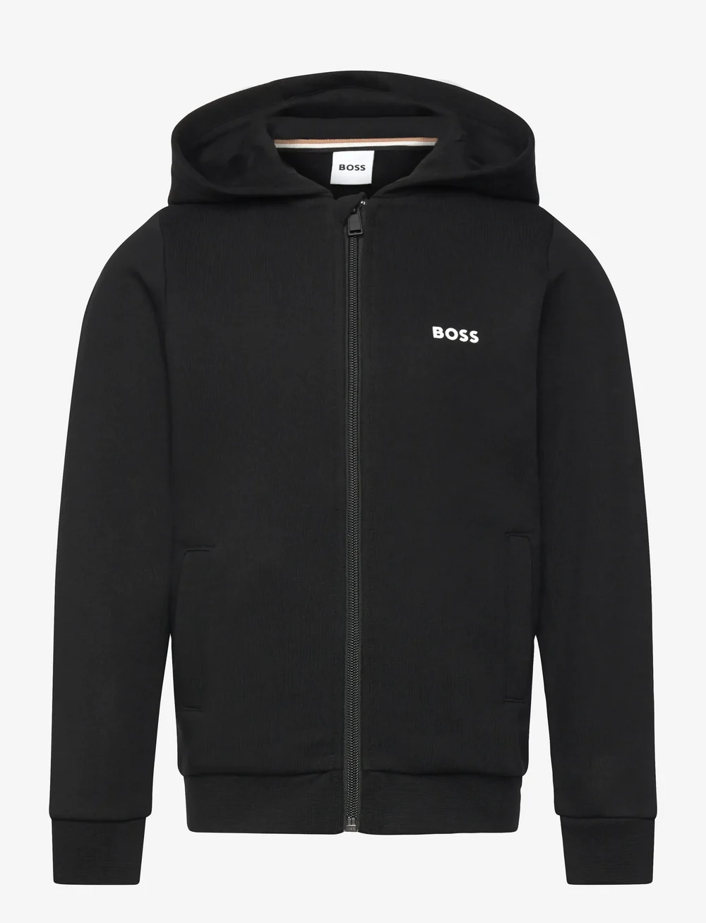 BOSS - HOODED CARDIGAN - kapuzenpullover - black - 0