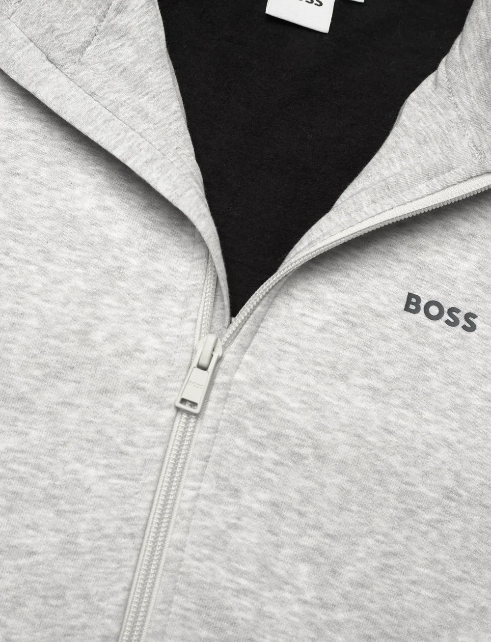 BOSS - HOODED CARDIGAN - kapuzenpullover - chine grey - 2