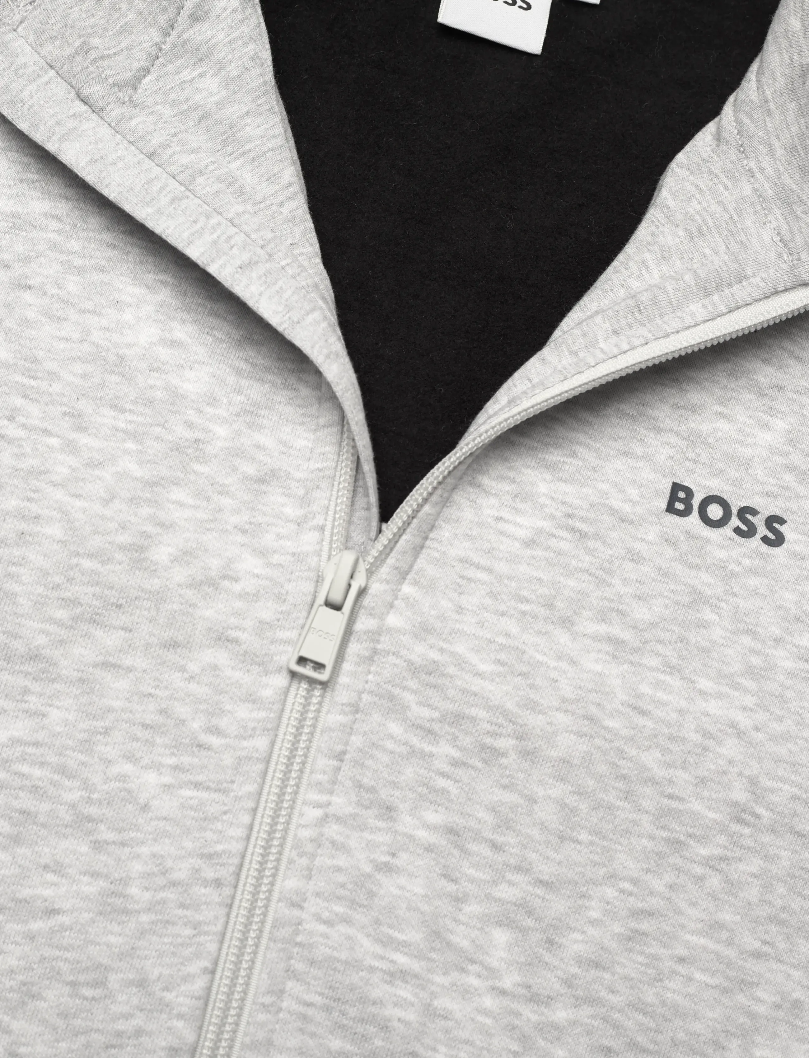 BOSS - HOODED CARDIGAN - hættetrøjer - chine grey - 2