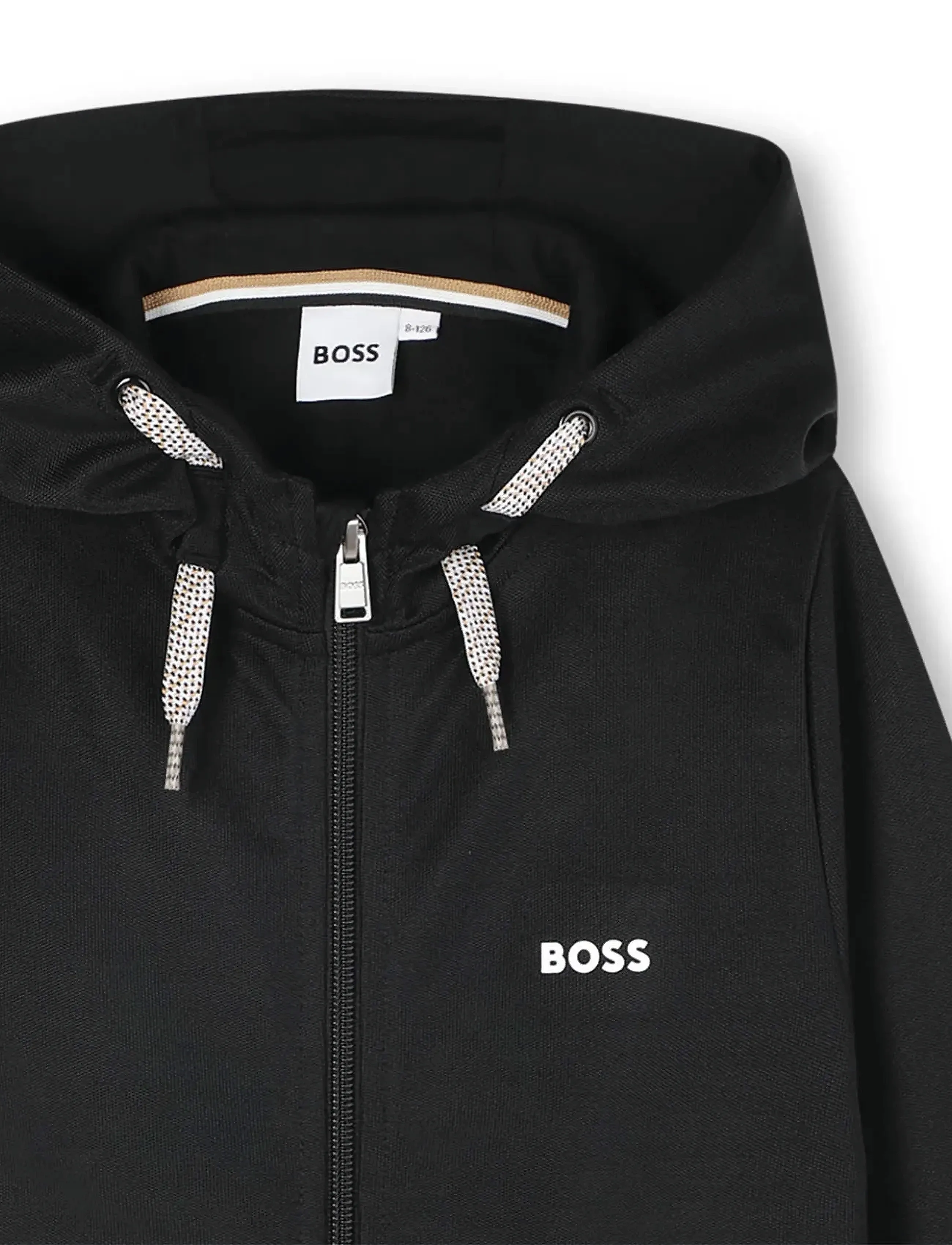 BOSS - HOODED CARDIGAN - hættetrøjer - black - 3