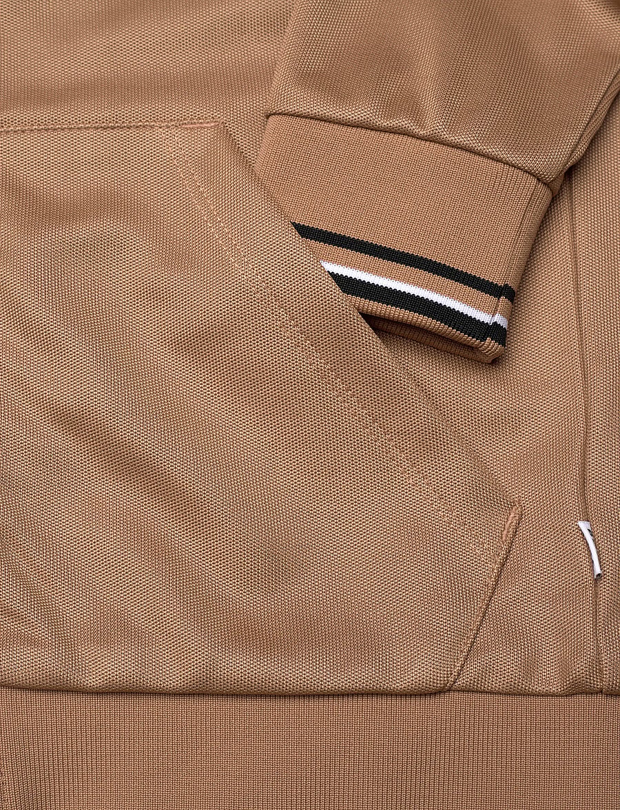 BOSS - HOODED CARDIGAN - huvtröjor - cookie - 3