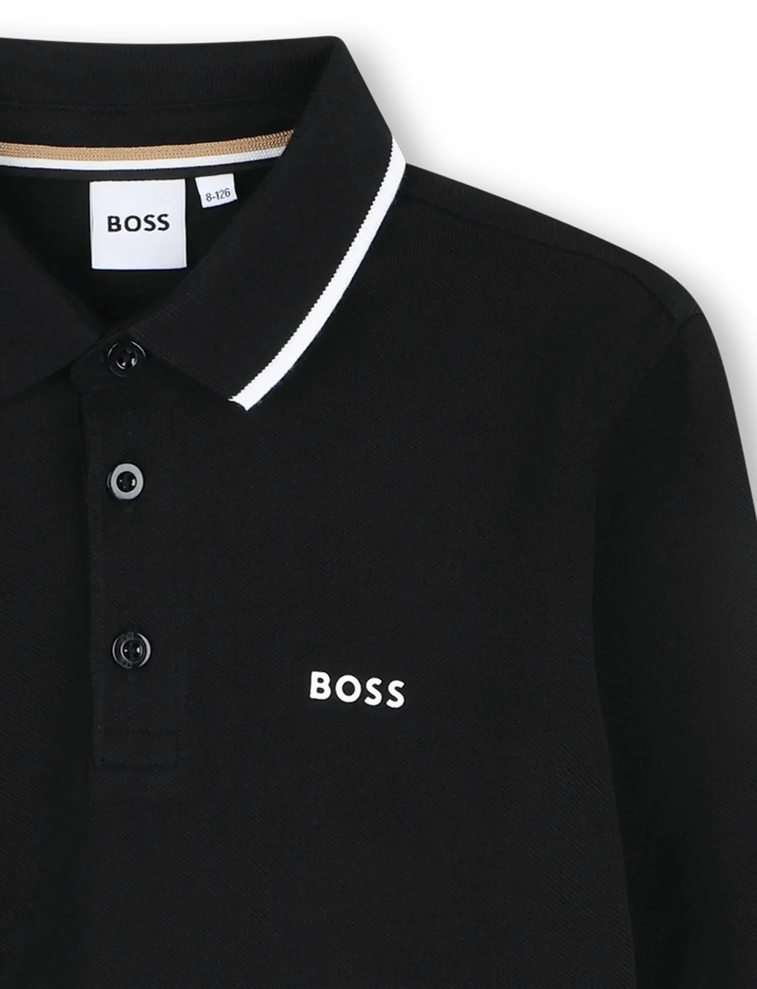 BOSS - LONG SLEEVE POLO - black - 2