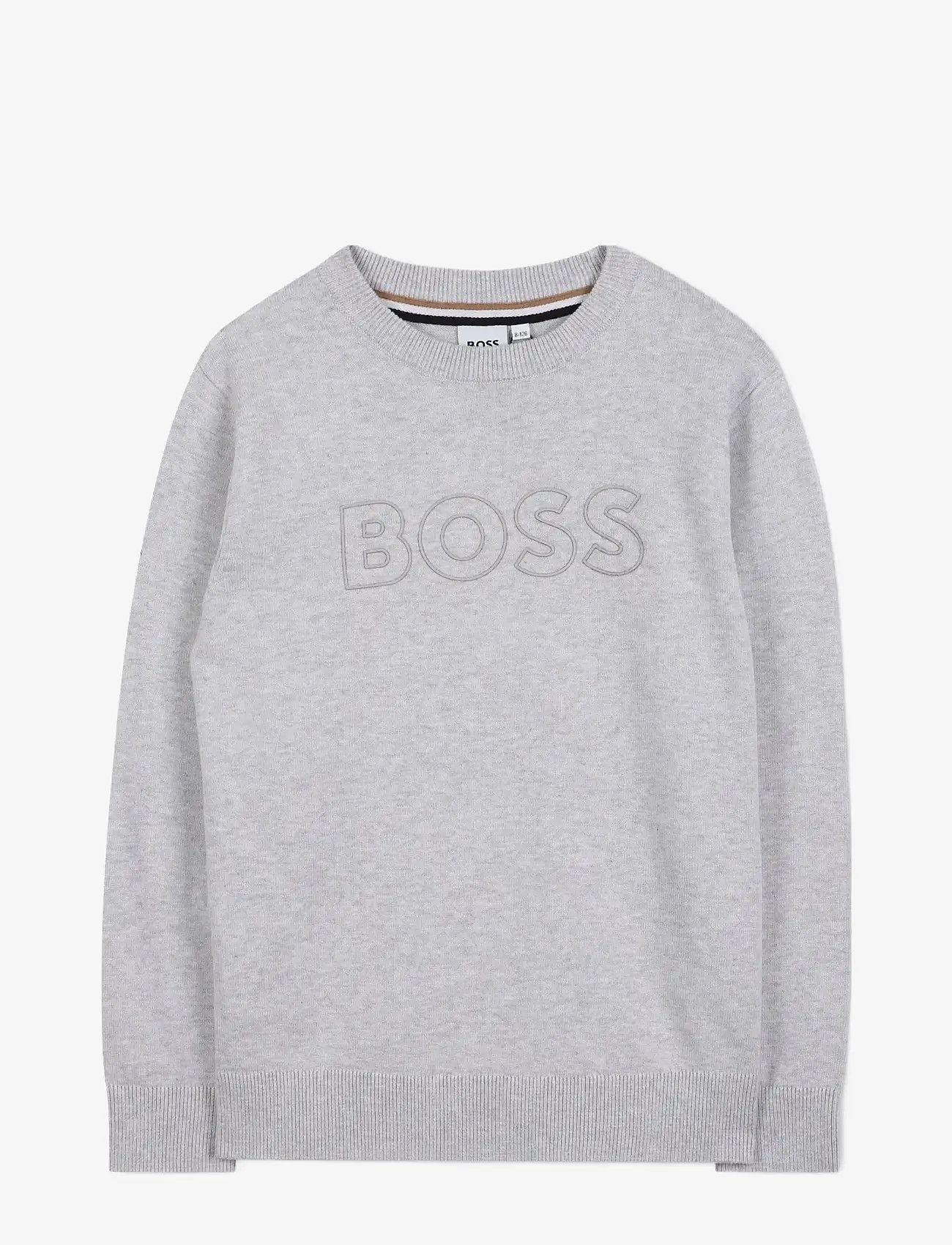 BOSS - PULLOVER - efterårstøj - chine grey - 0