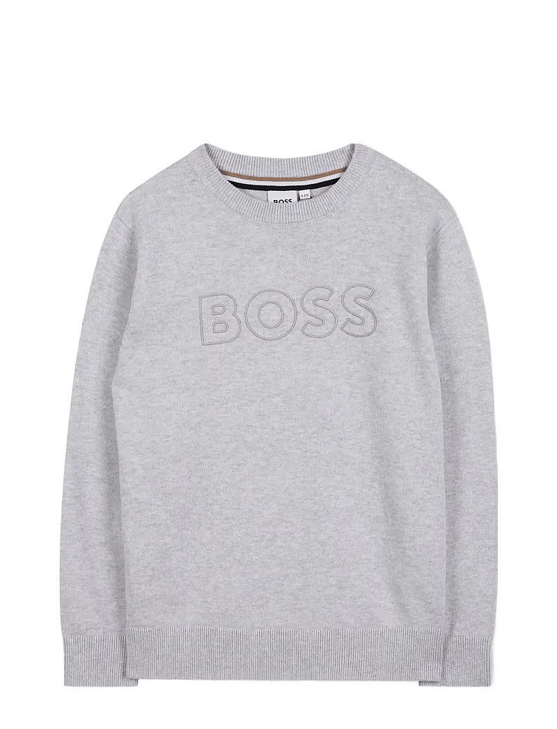 BOSS - PULLOVER - trøjer - chine grey - 0