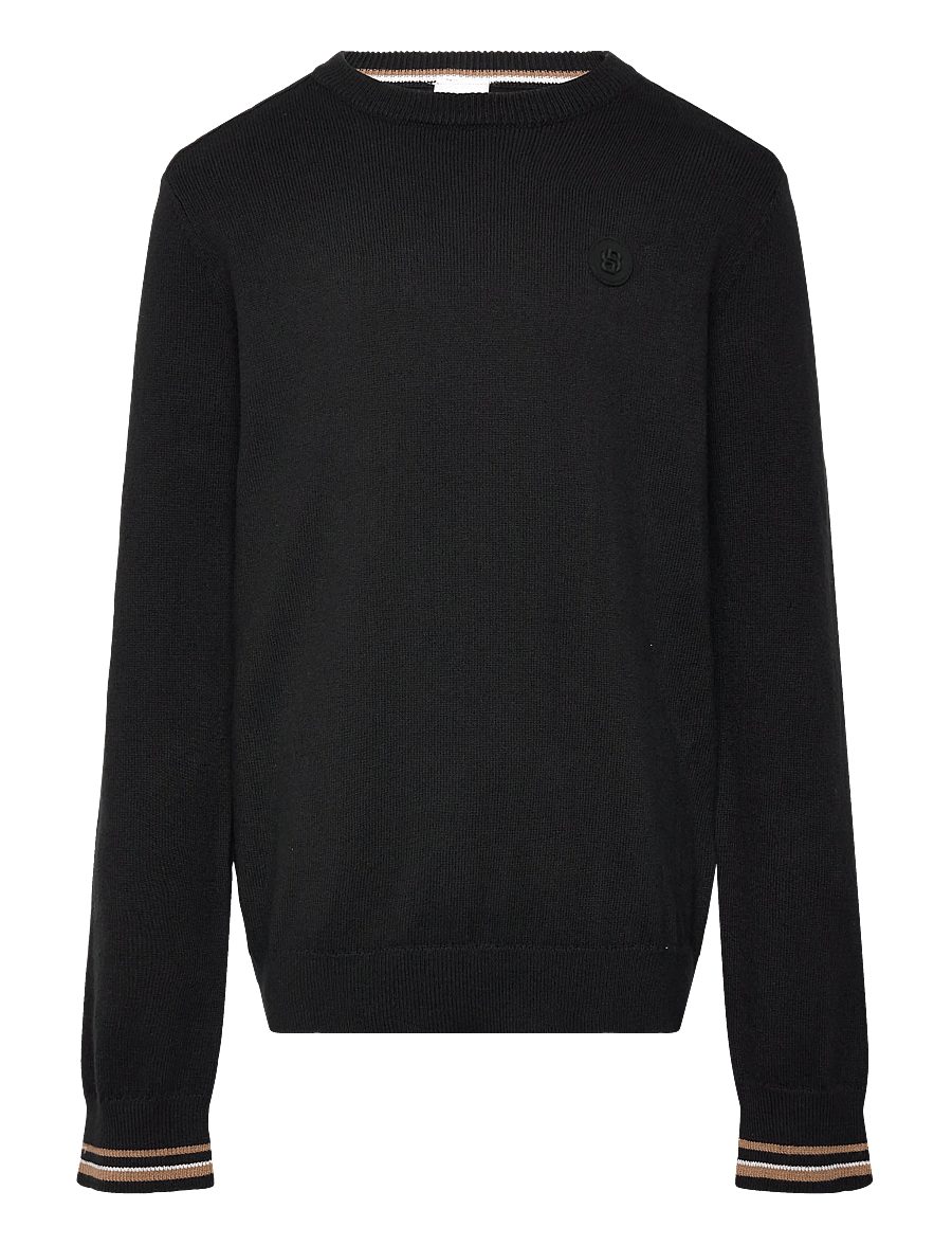 BOSS - PULLOVER - trøjer - black - 0