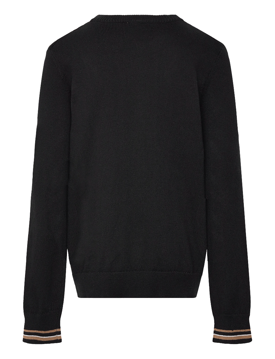 BOSS - PULLOVER - trøjer - black - 1