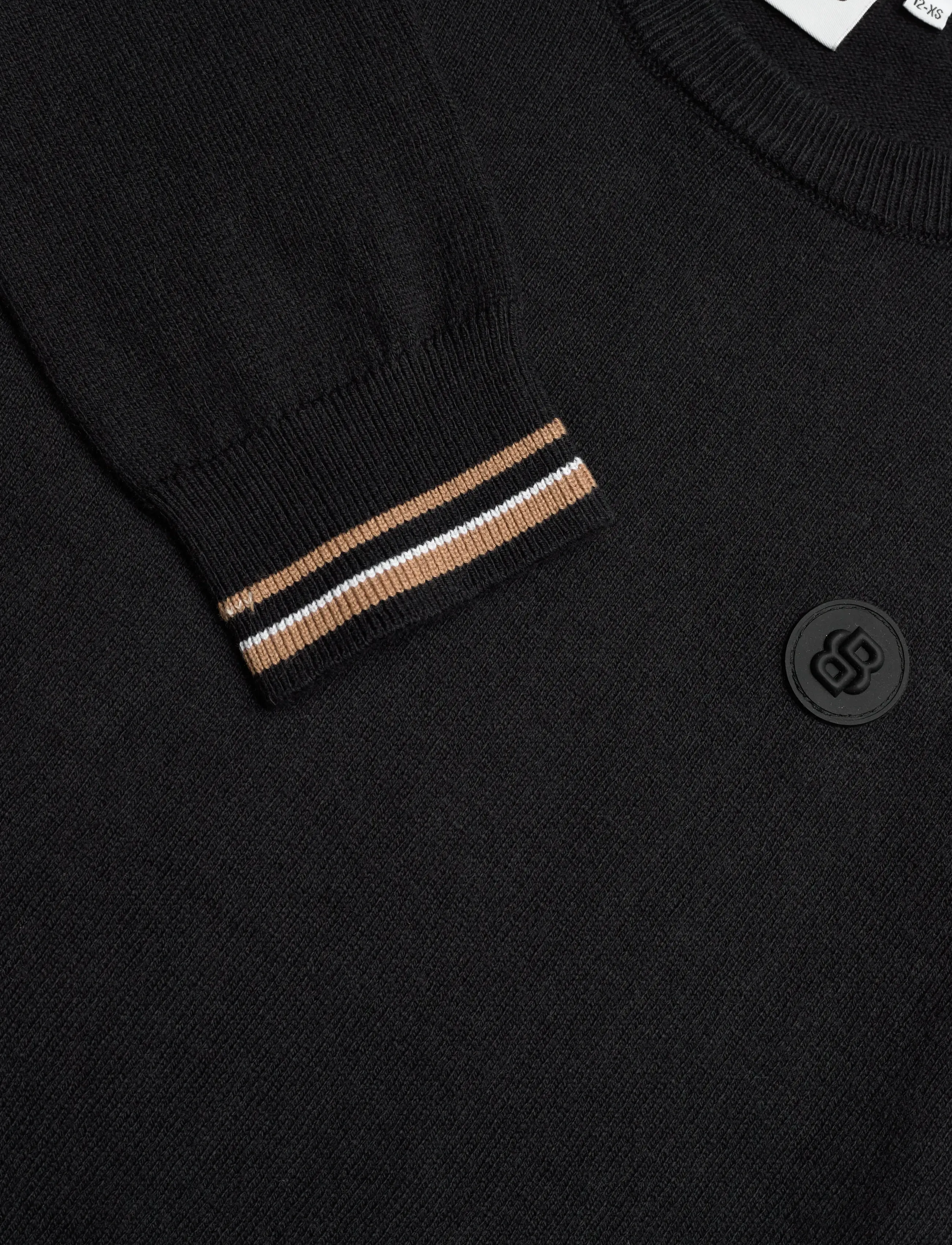 BOSS - PULLOVER - trøjer - black - 2
