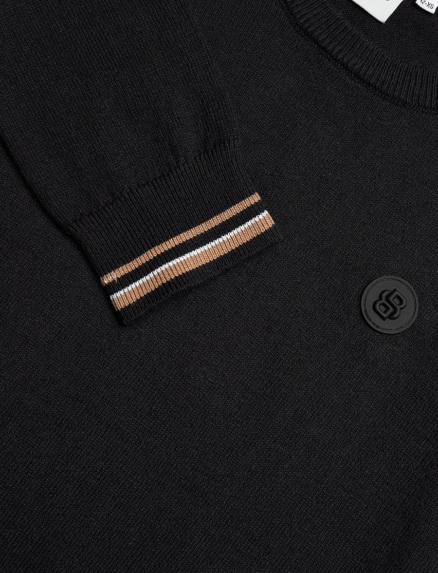 BOSS - PULLOVER - trøjer - black - 2