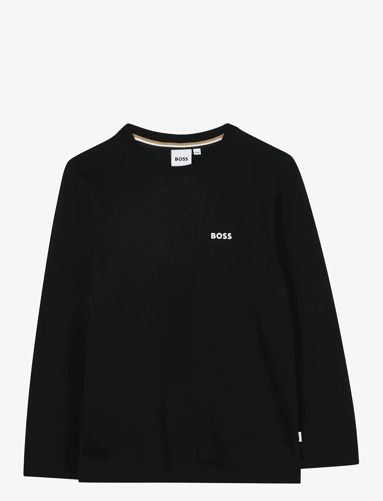 BOSS - LONG SLEEVE T-SHIRT - långärmade t-shirts - black - 0