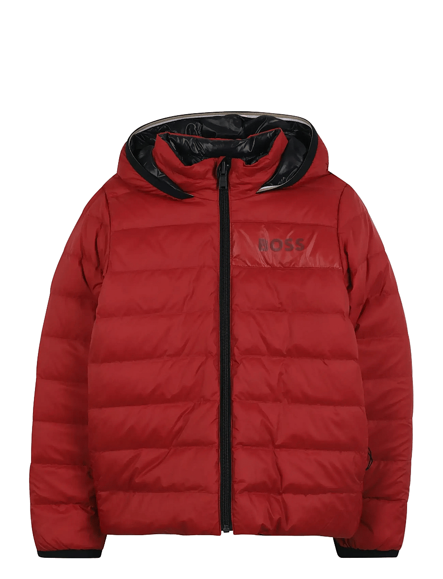 BOSS - REVERSIBLE PUFFER JACKET - winterjacke - dark red - 0