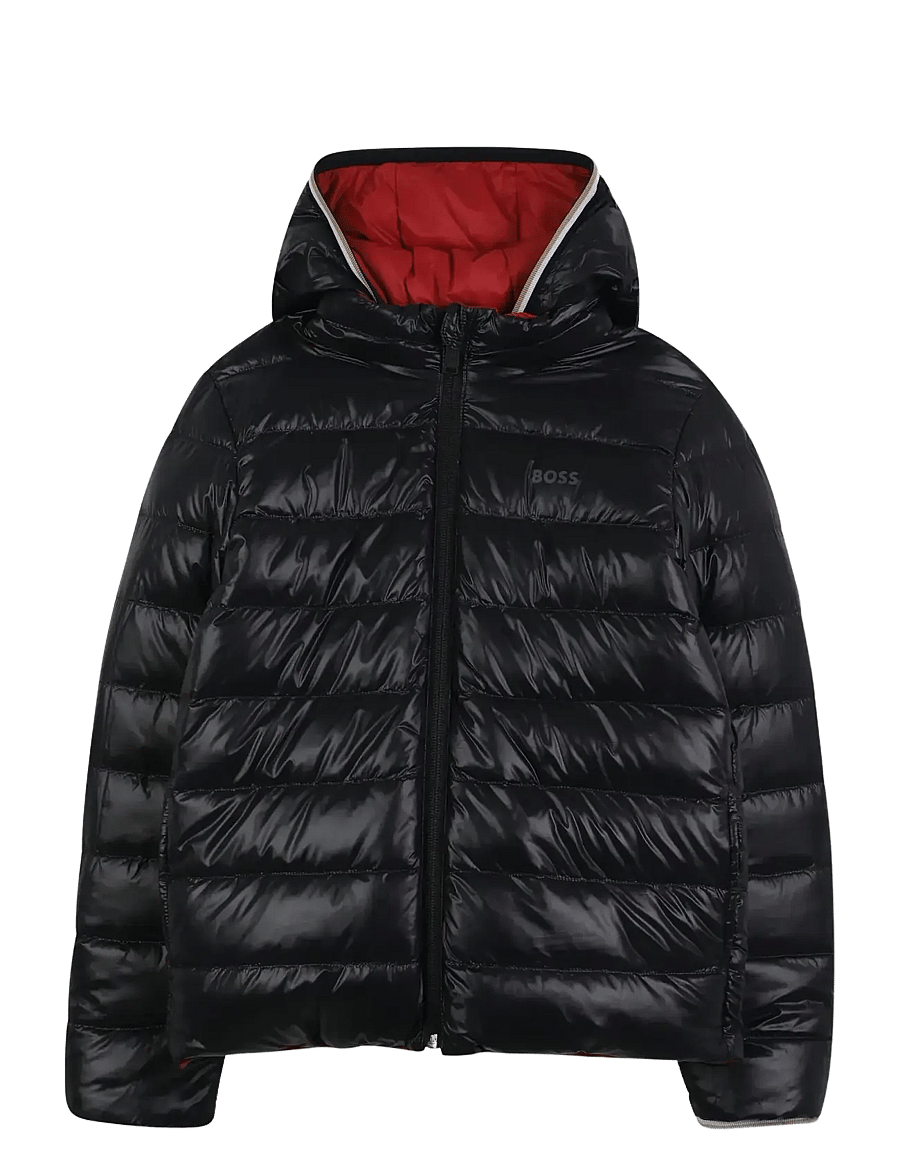 BOSS - REVERSIBLE PUFFER JACKET - winterjacke - dark red - 2
