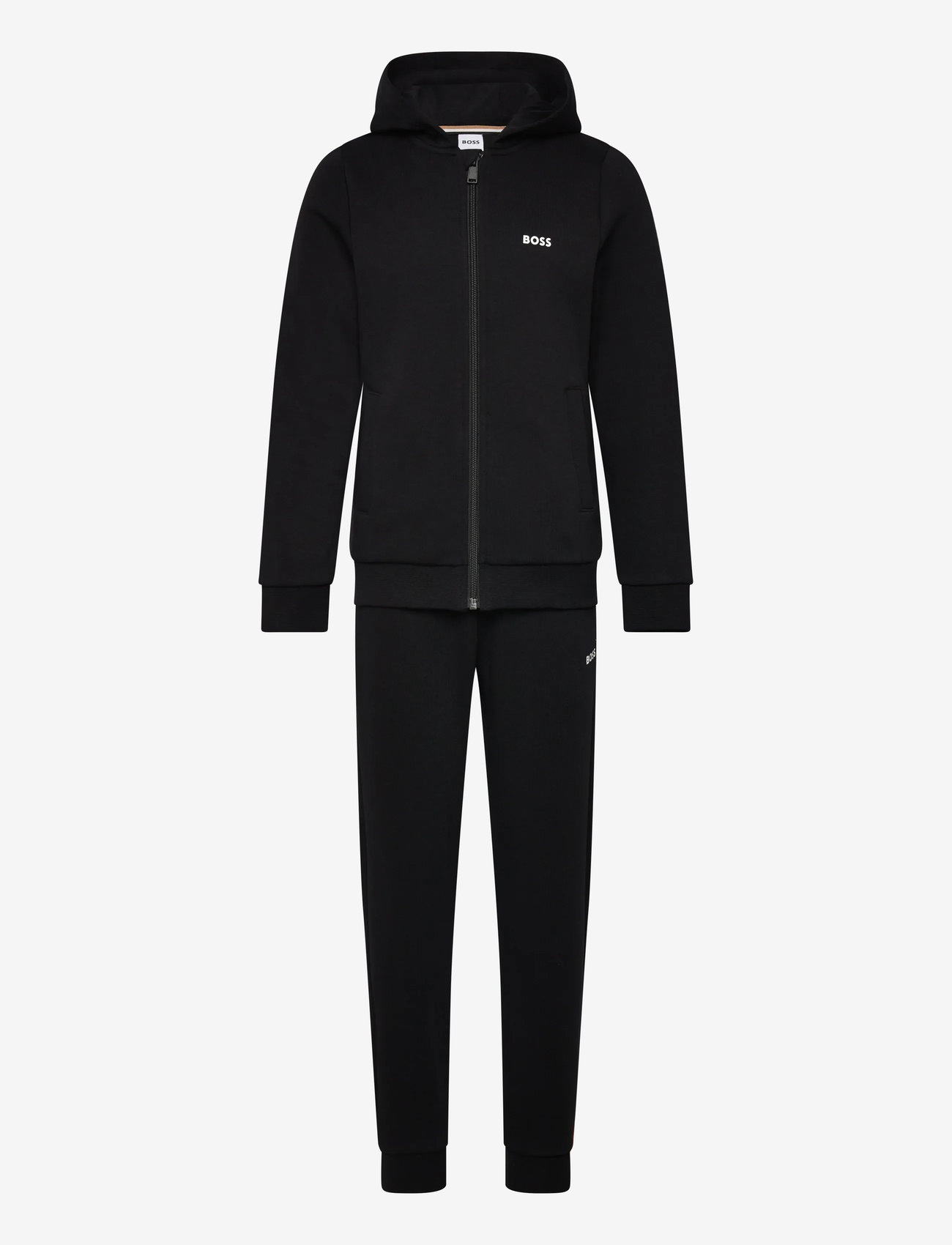 BOSS - CARDIGAN+TROUSERS - joggingsæt - black - 0