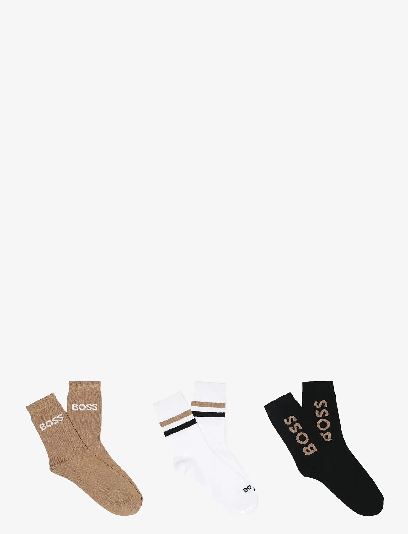 BOSS - SOCKS(*3) - strømper - black - 0