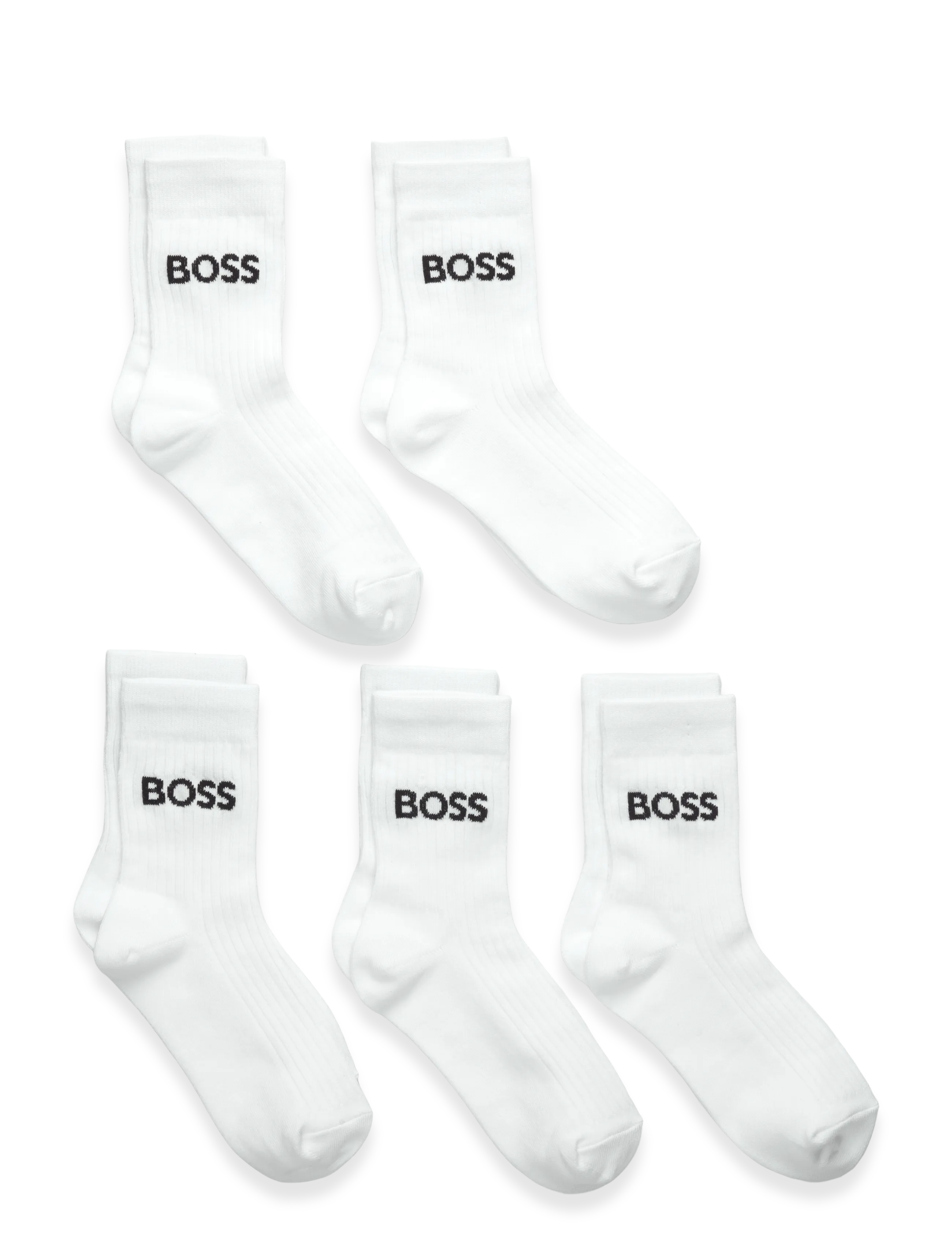 BOSS SOCKS(*5) - Strumpor - WHITE / white