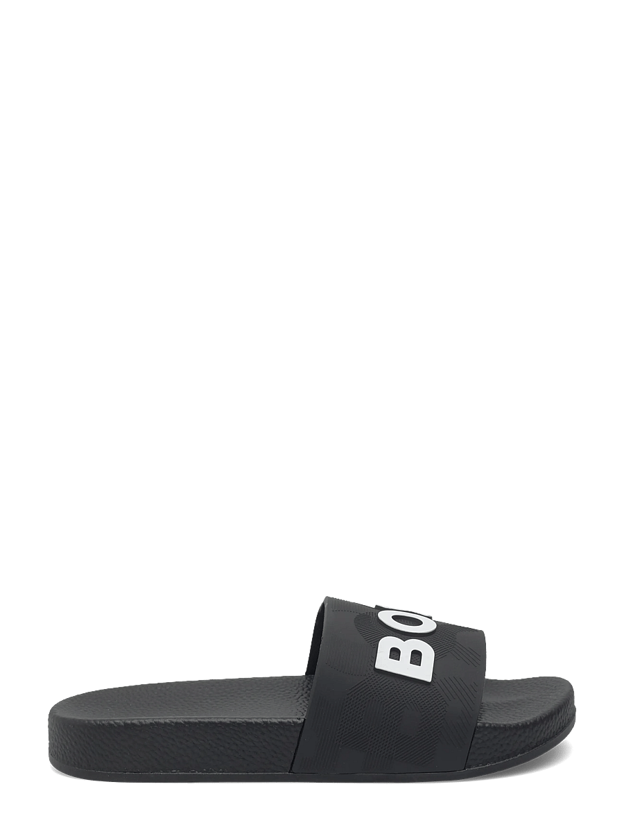 BOSS - AQUA SLIDES - badelatschen - black - 1