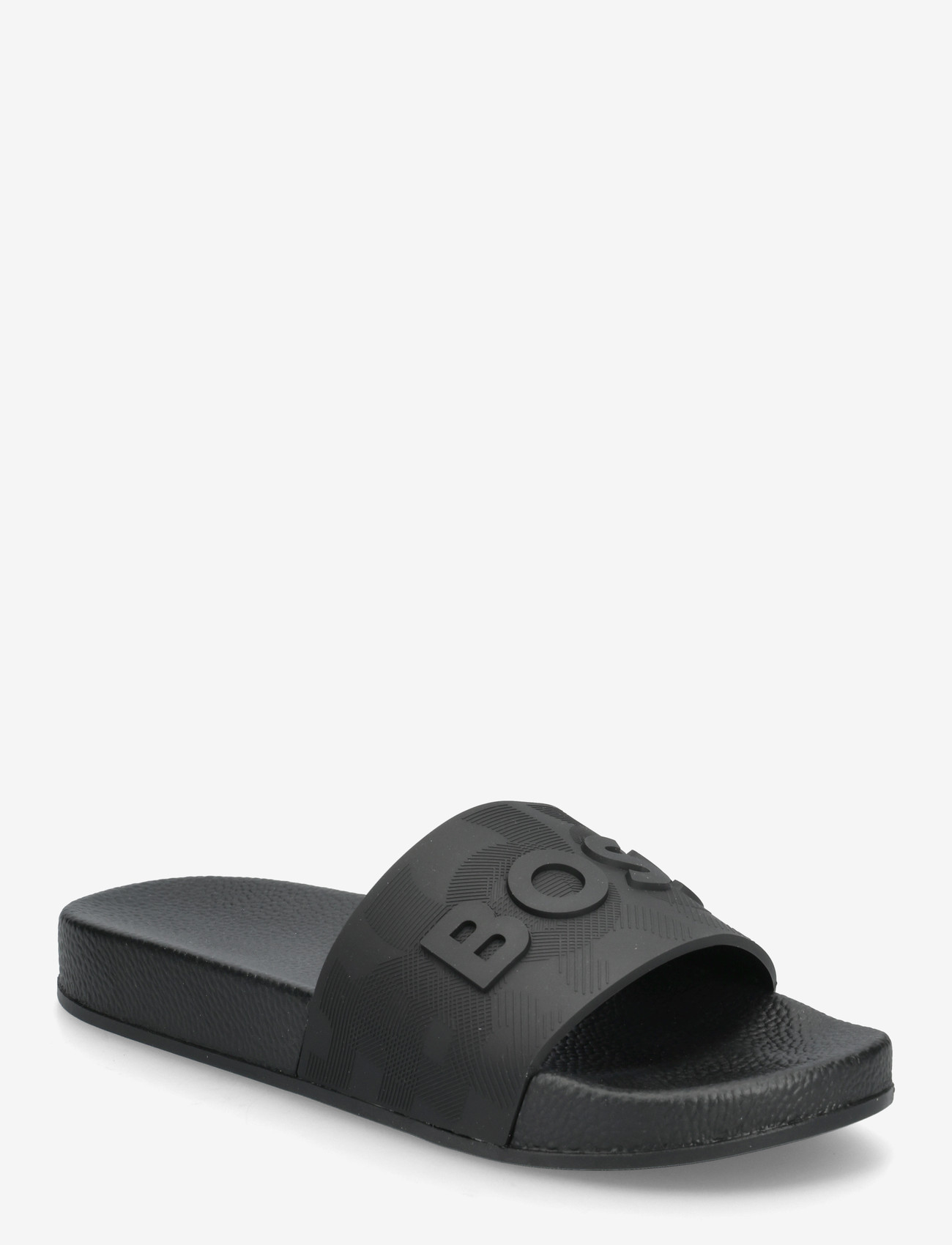 BOSS - AQUA SLIDES - badelatschen - black dark - 0