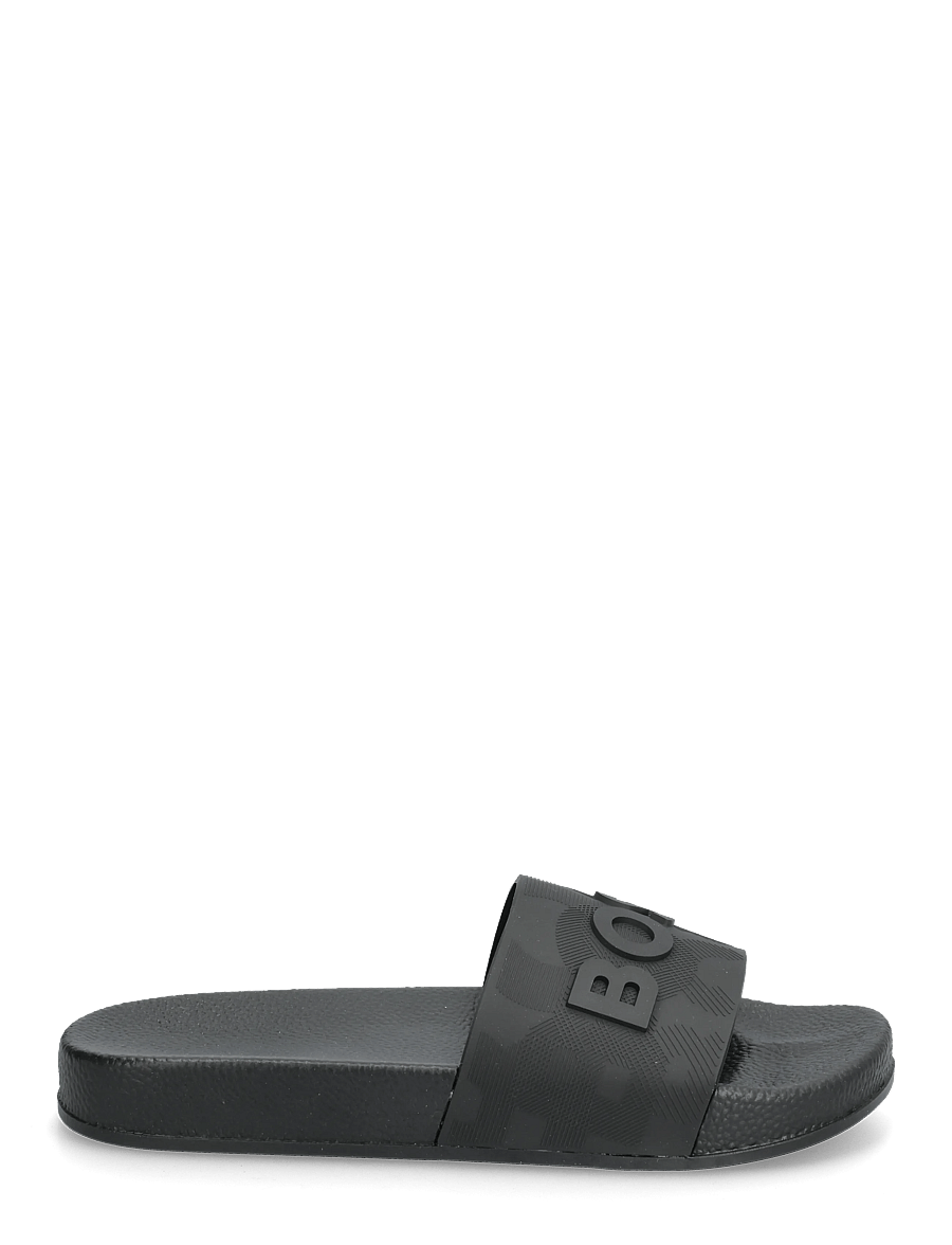 BOSS - AQUA SLIDES - badelatschen - black dark - 1