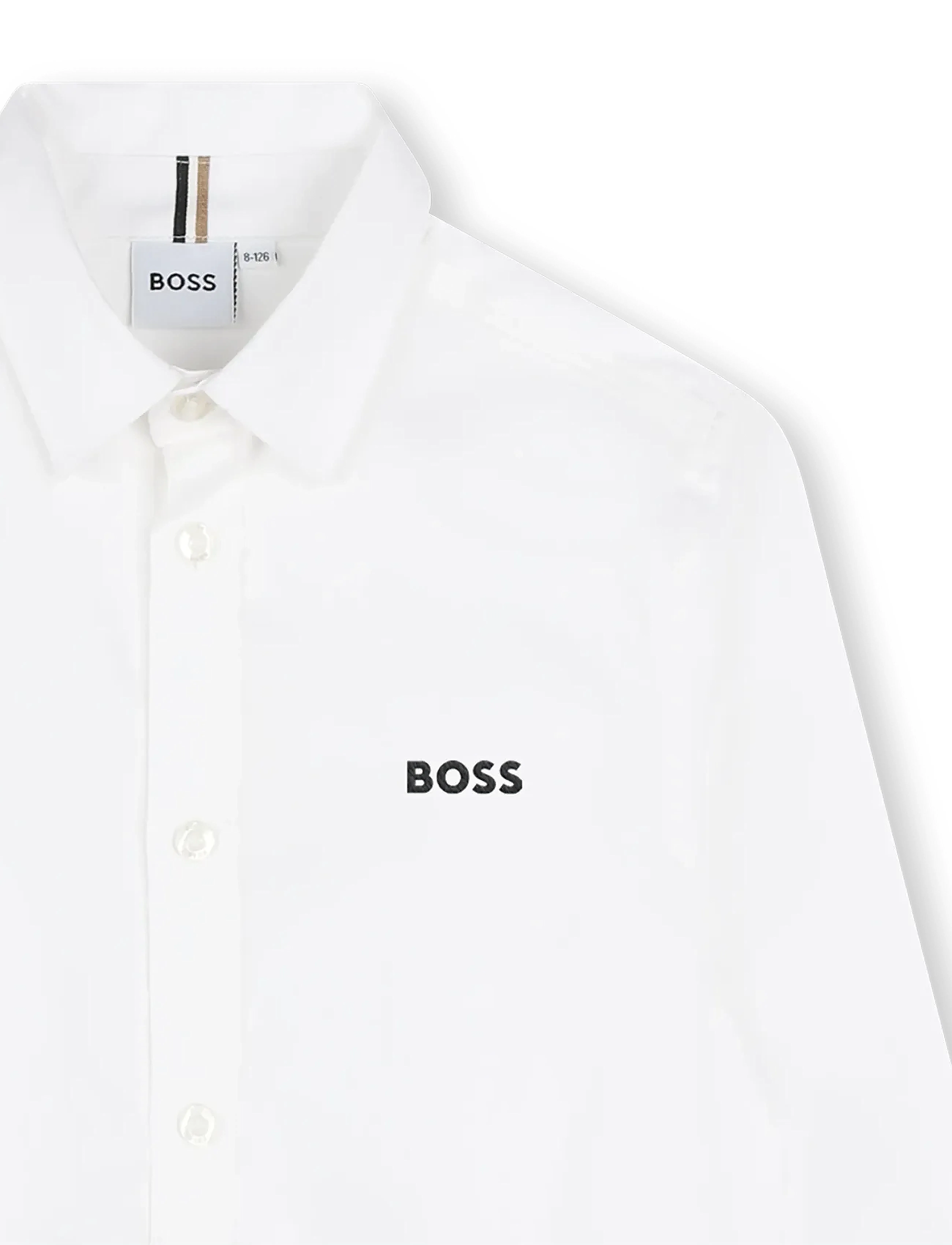 BOSS - LONG SLEEVED SHIRT - langärmlige hemden - white  black - 1
