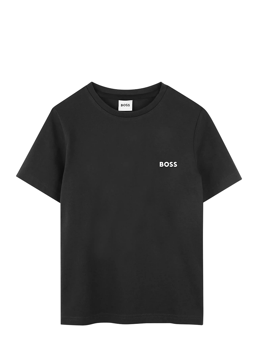 BOSS - SET 2 T-SHIRTS - lyhythihaiset t-paidat - black white - 2