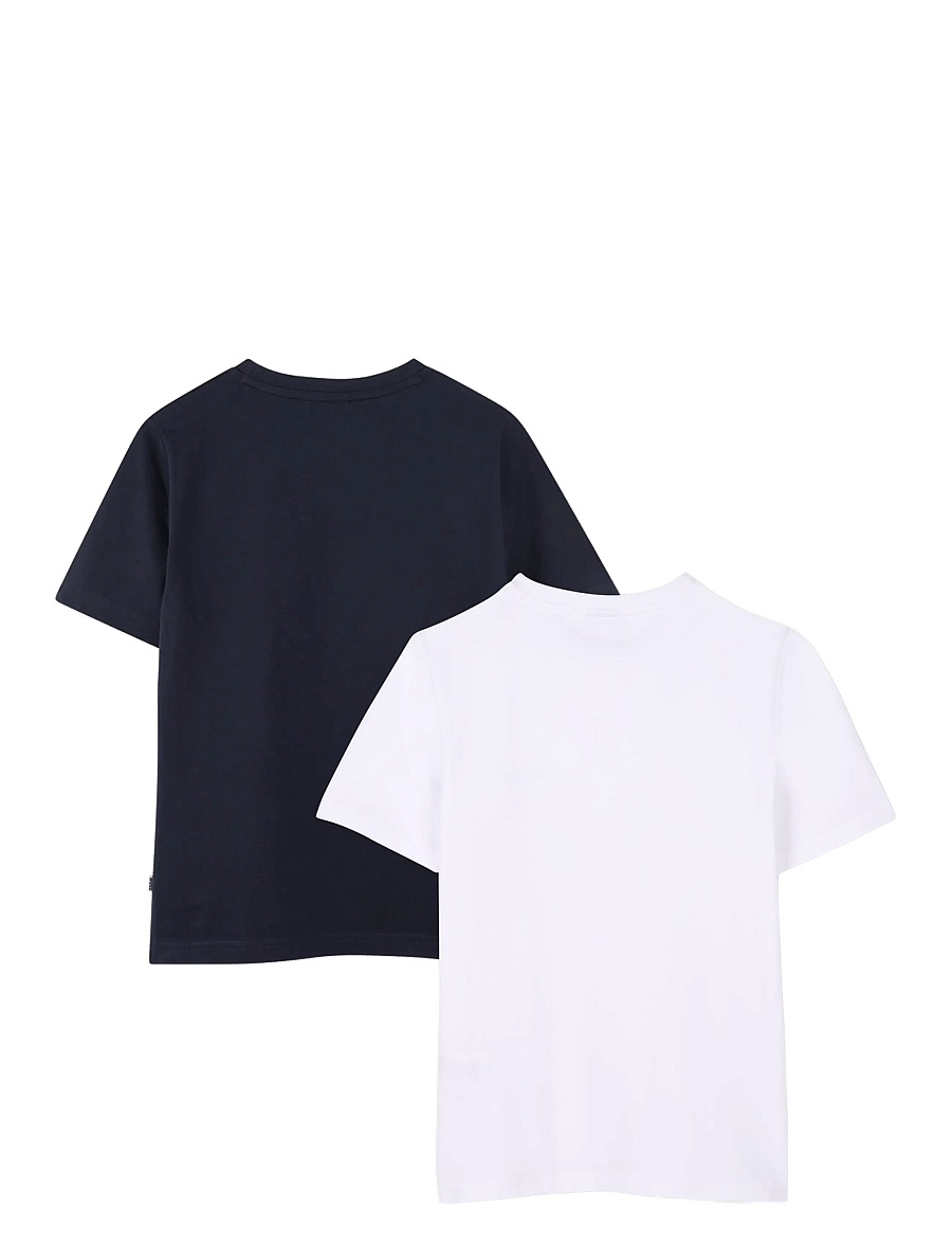 BOSS - SET 2 T-SHIRTS - kurzärmelige - navy white - 1