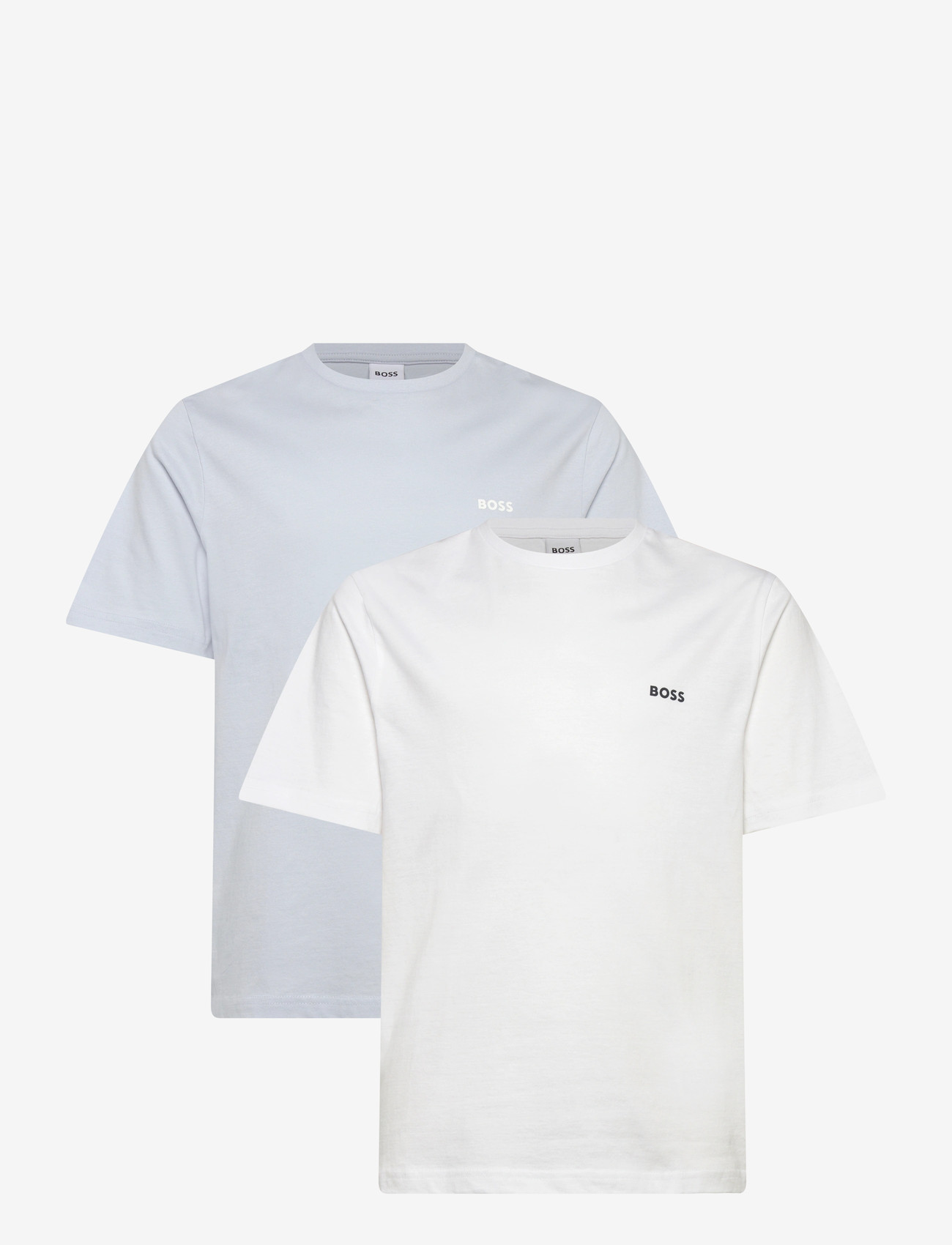 BOSS - SET 2 T-SHIRTS - lühikeste varrukatega t-särgid - pale blue  white - 0