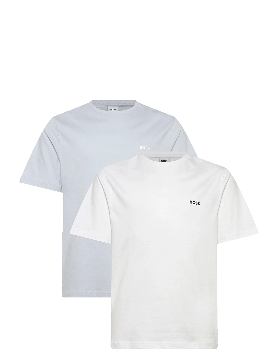 BOSS - SET 2 T-SHIRTS - lühikeste varrukatega t-särgid - pale blue white - 0