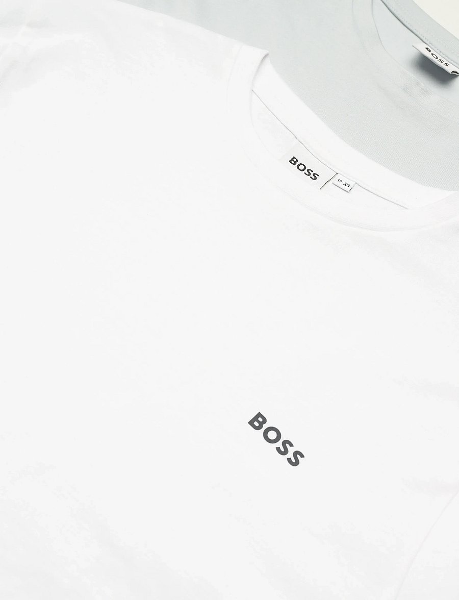 BOSS - SET 2 T-SHIRTS - lühikeste varrukatega t-särgid - pale blue white - 2