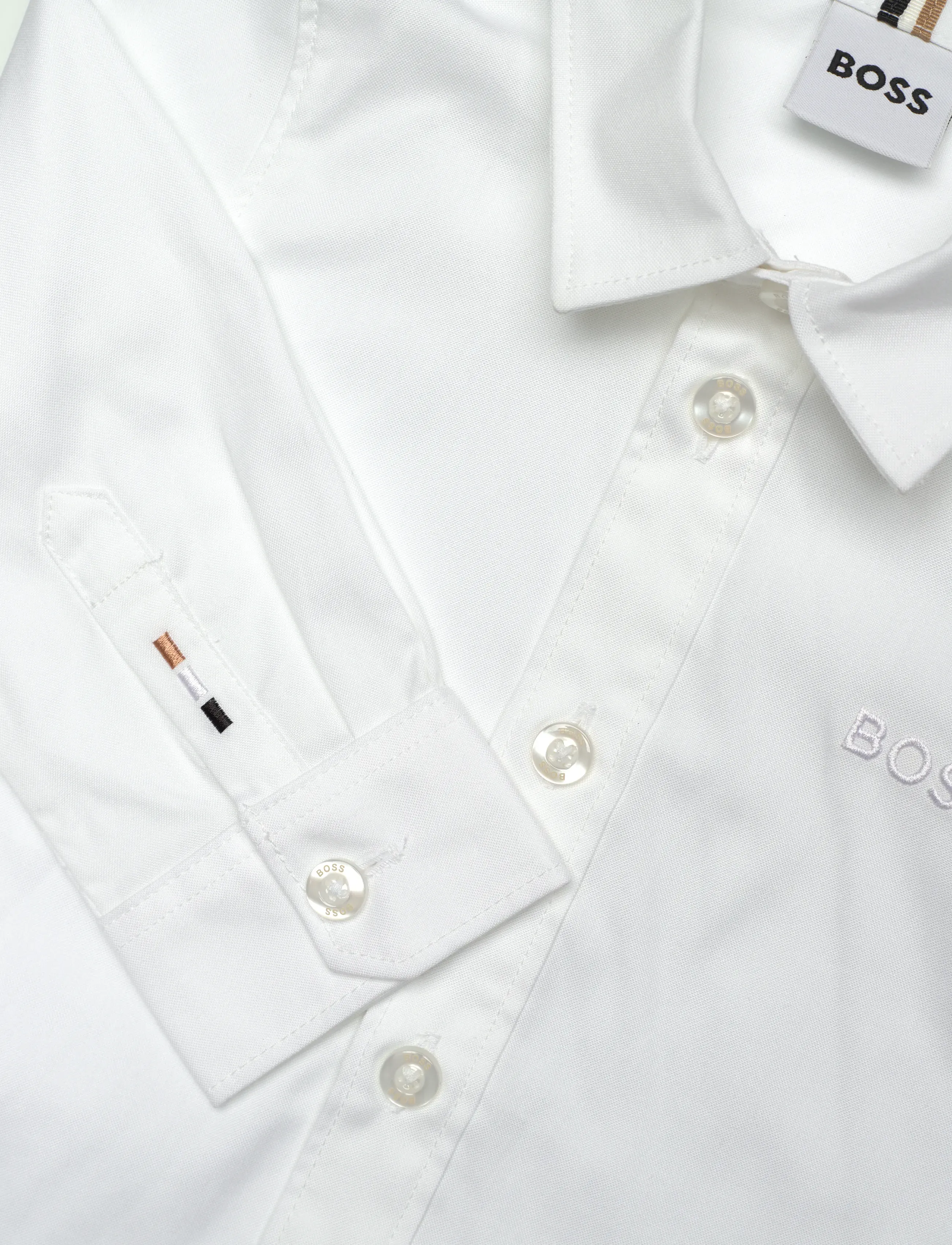 BOSS - LONG SLEEVED SHIRT - langermede skjorter - white - 2