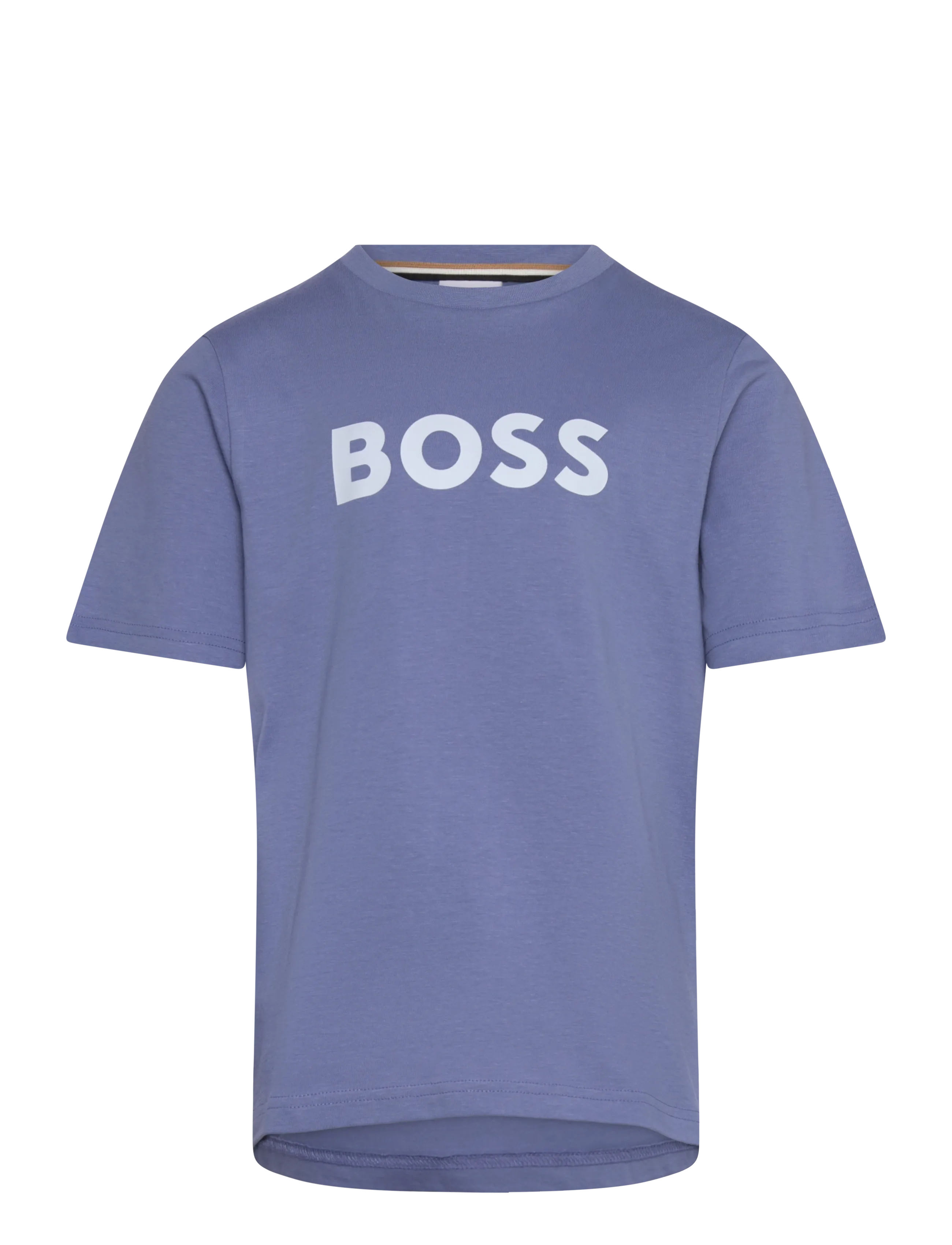 BOSS Short Sleeves Tee-Shirt, 128, T-shirts, Lila - Short-sleeved, Kinder