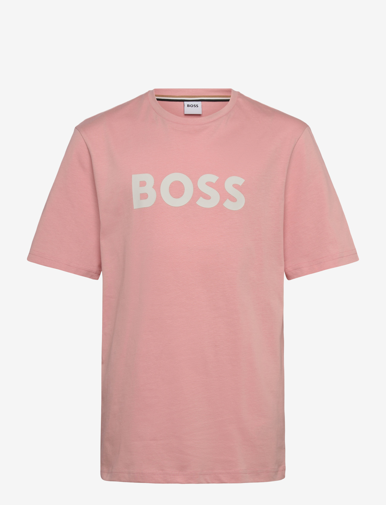 BOSS - SHORT SLEEVES TEE-SHIRT - kortærmede t-shirts - pink  washed pink - 0