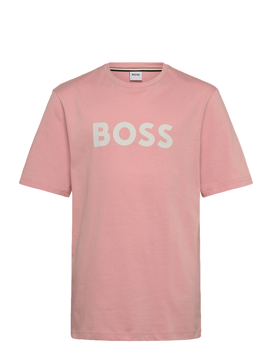 BOSS - SHORT SLEEVES TEE-SHIRT - t-krekli ar īsām piedurknēm - pink washed pink - 0