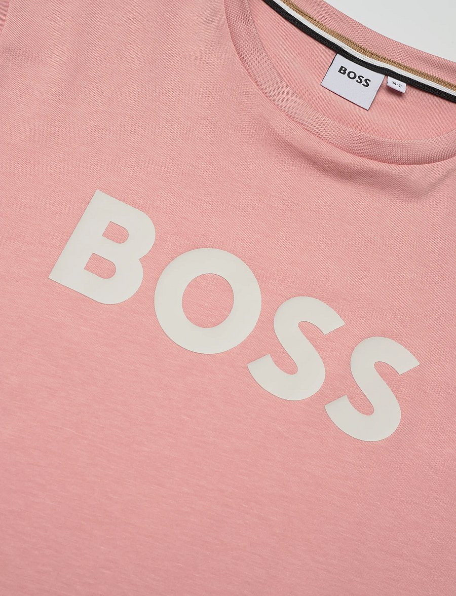 BOSS - SHORT SLEEVES TEE-SHIRT - t-krekli ar īsām piedurknēm - pink washed pink - 2