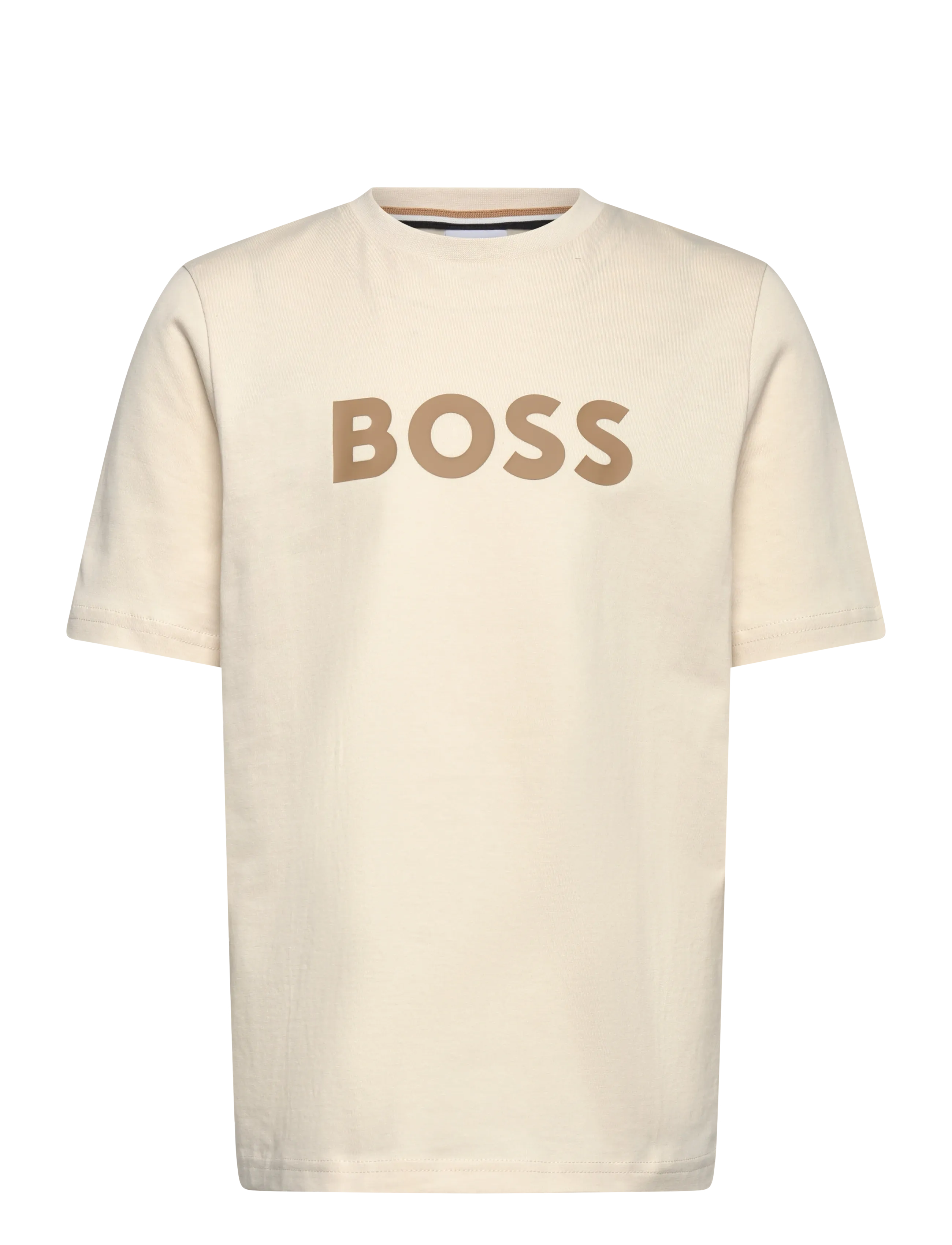 BOSS SHORT SLEEVES TEE-SHIRT - Osta suuruse järgi - SAND / cream