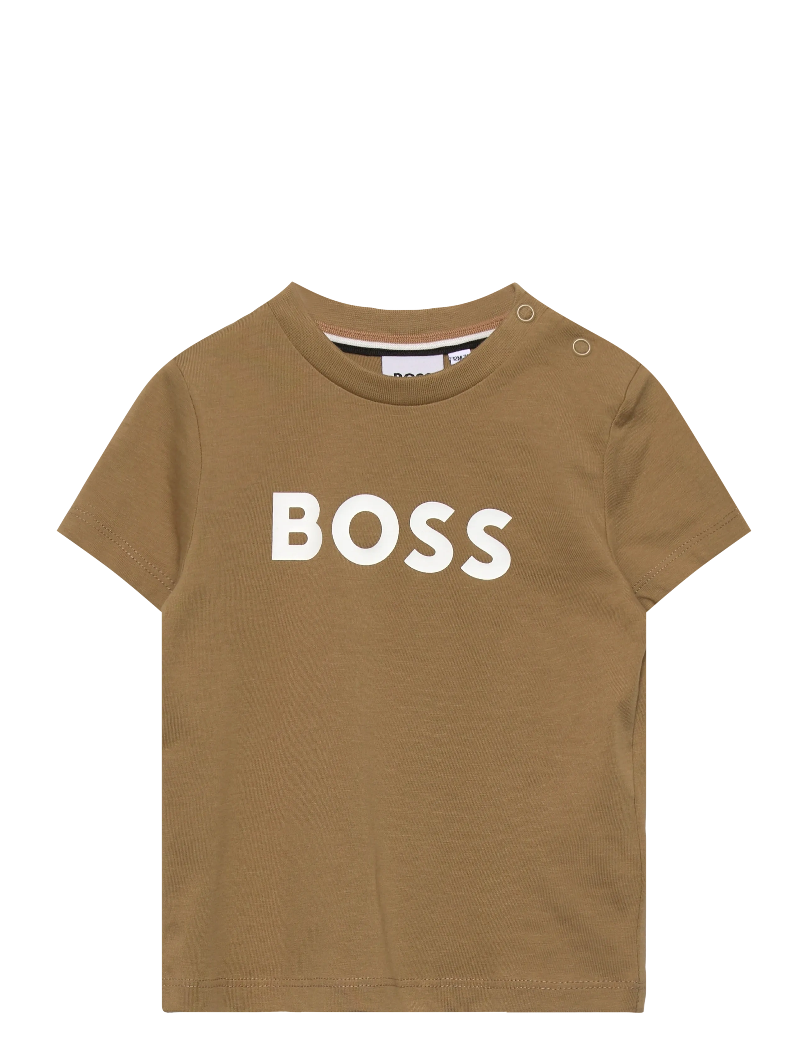 BOSS Short Sleeves Tee-Shirt, 71, T-shirts, Braun - Short-sleeved, Kinder