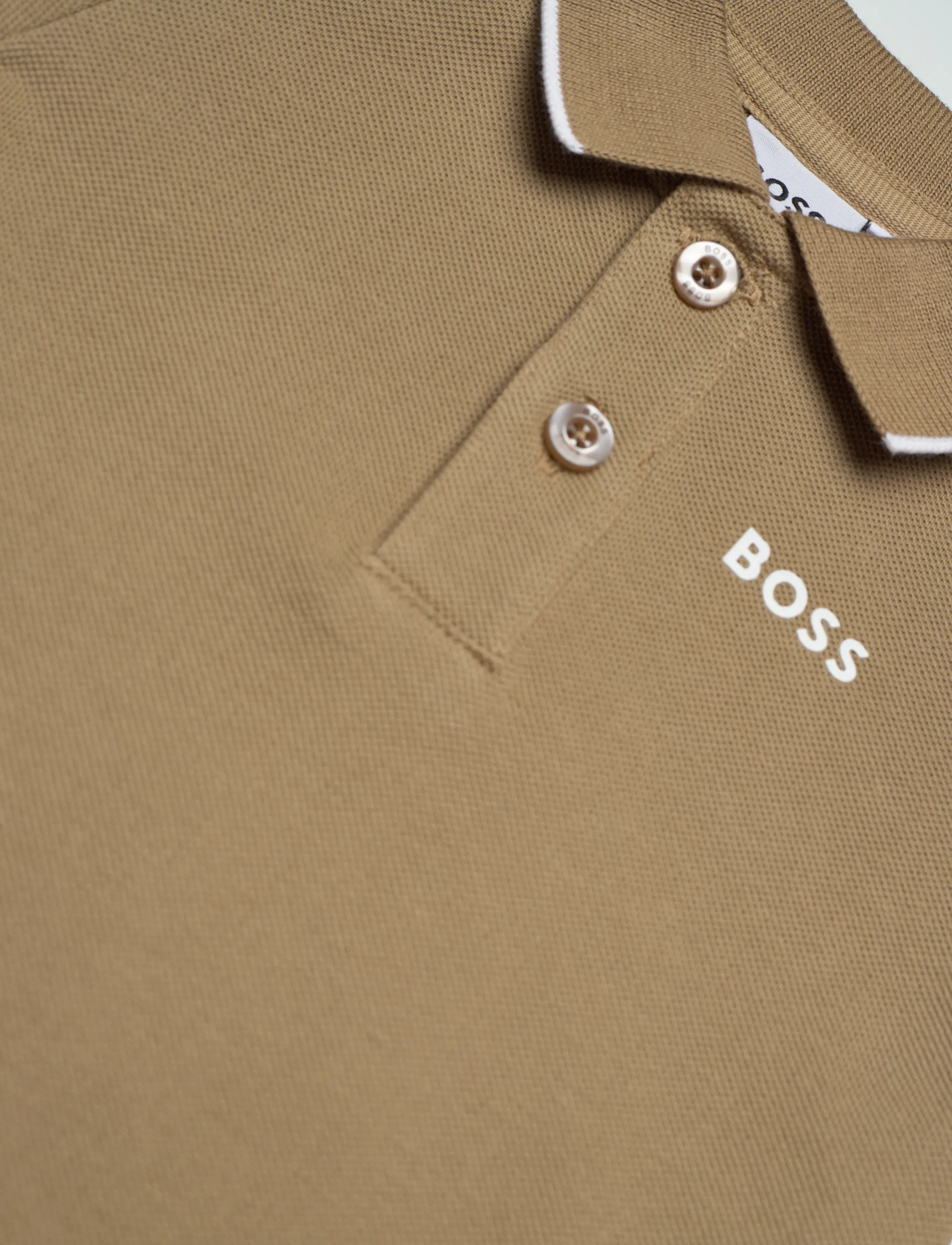 BOSS - SHORT SLEEVE POLO - short-sleeved polos - dark stone - 2