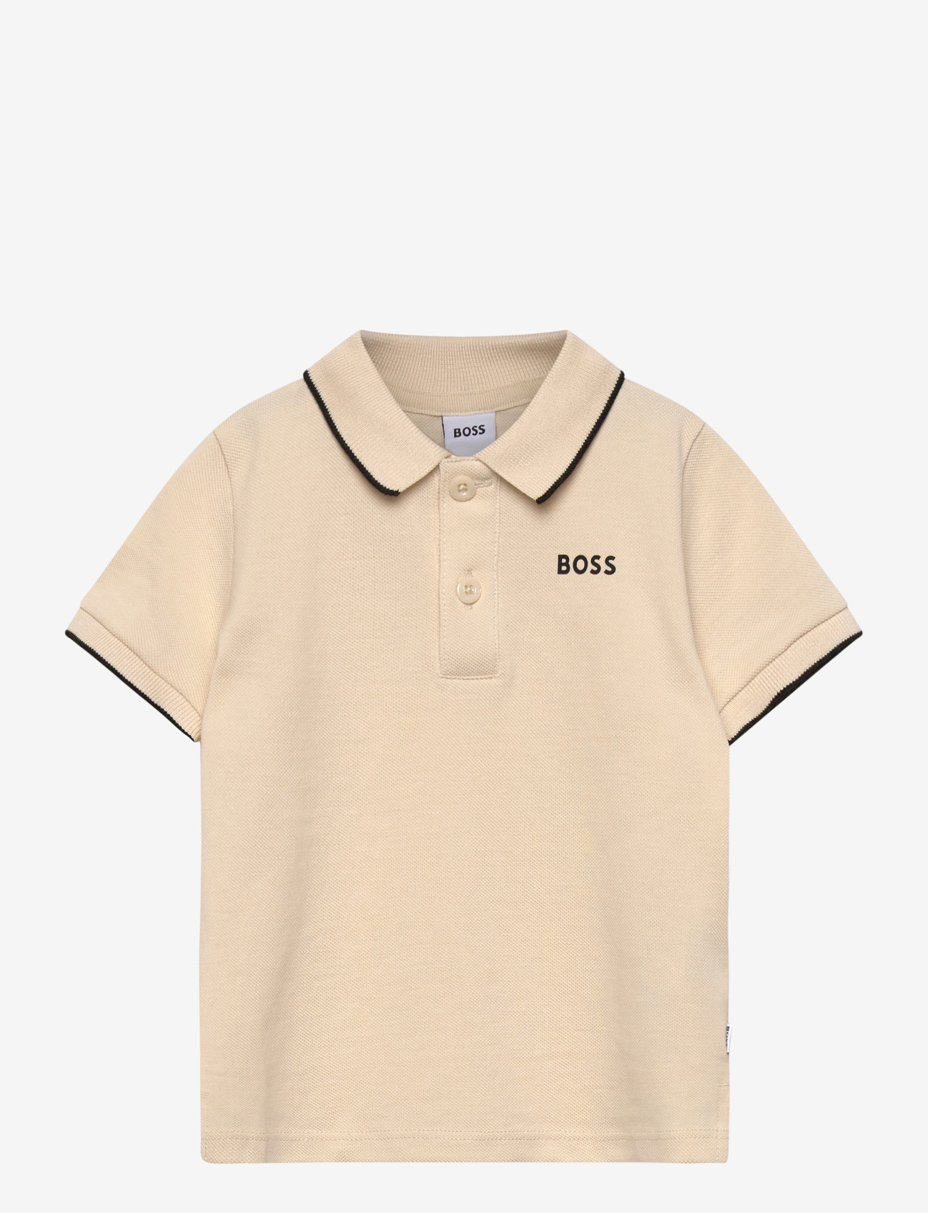 BOSS - SHORT SLEEVE POLO - kortærmede poloer - sand - 0
