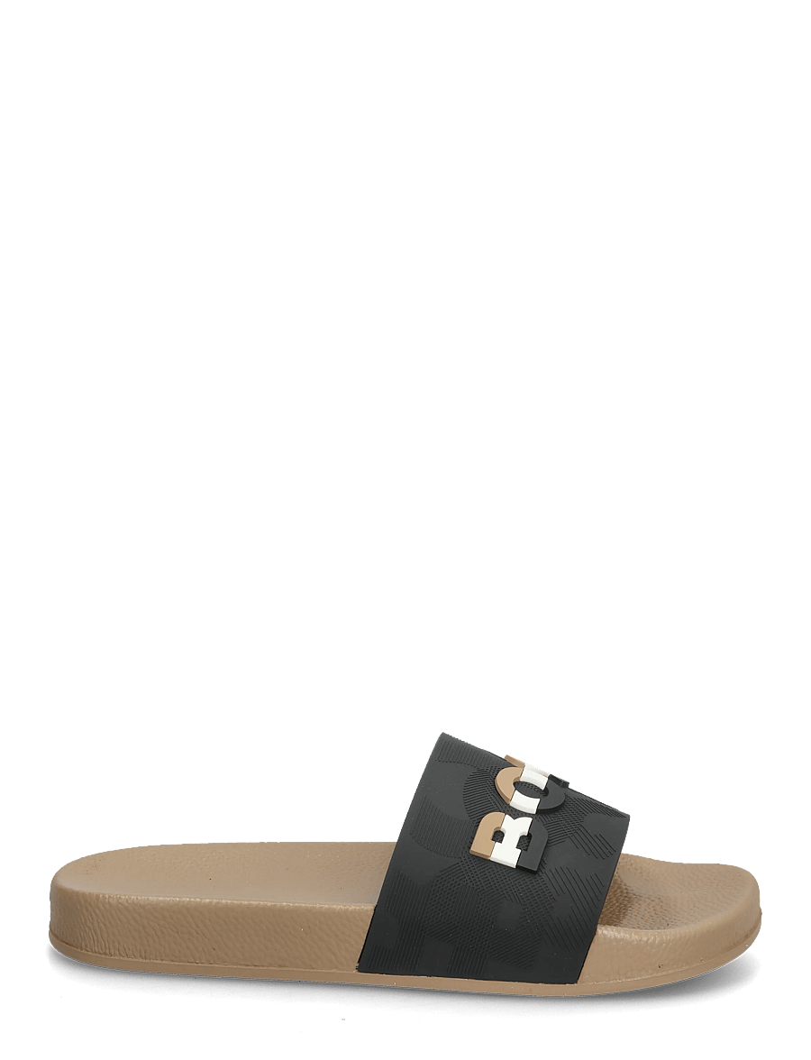 BOSS - AQUA SLIDES - badelatschen - black - 1