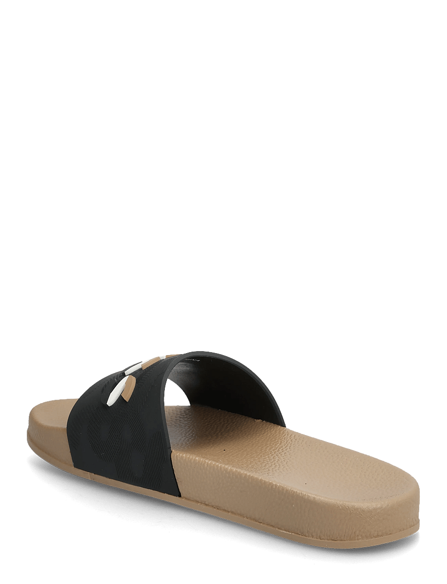 BOSS - AQUA SLIDES - badelatschen - black - 2