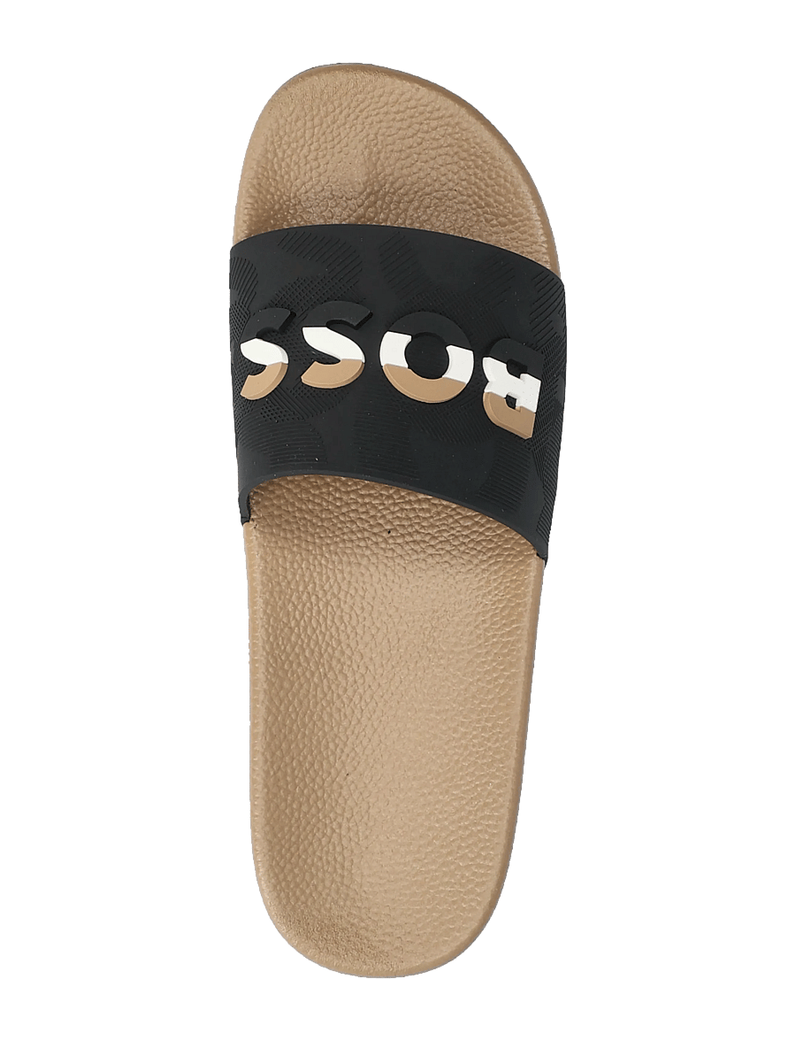 BOSS - AQUA SLIDES - badelatschen - black - 3