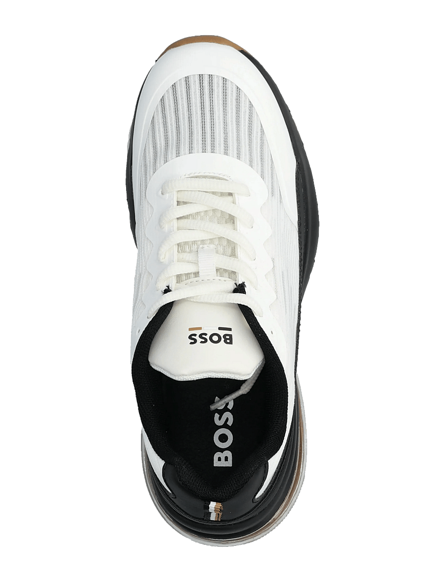 BOSS - TRAINERS - laisvalaikio batai žemu aulu - white - 3