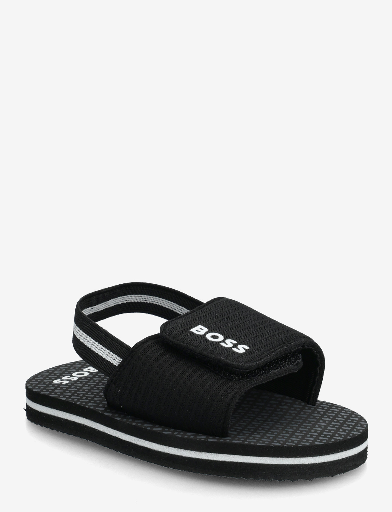 BOSS - AQUA SLIDES - badesandaler - black - 0