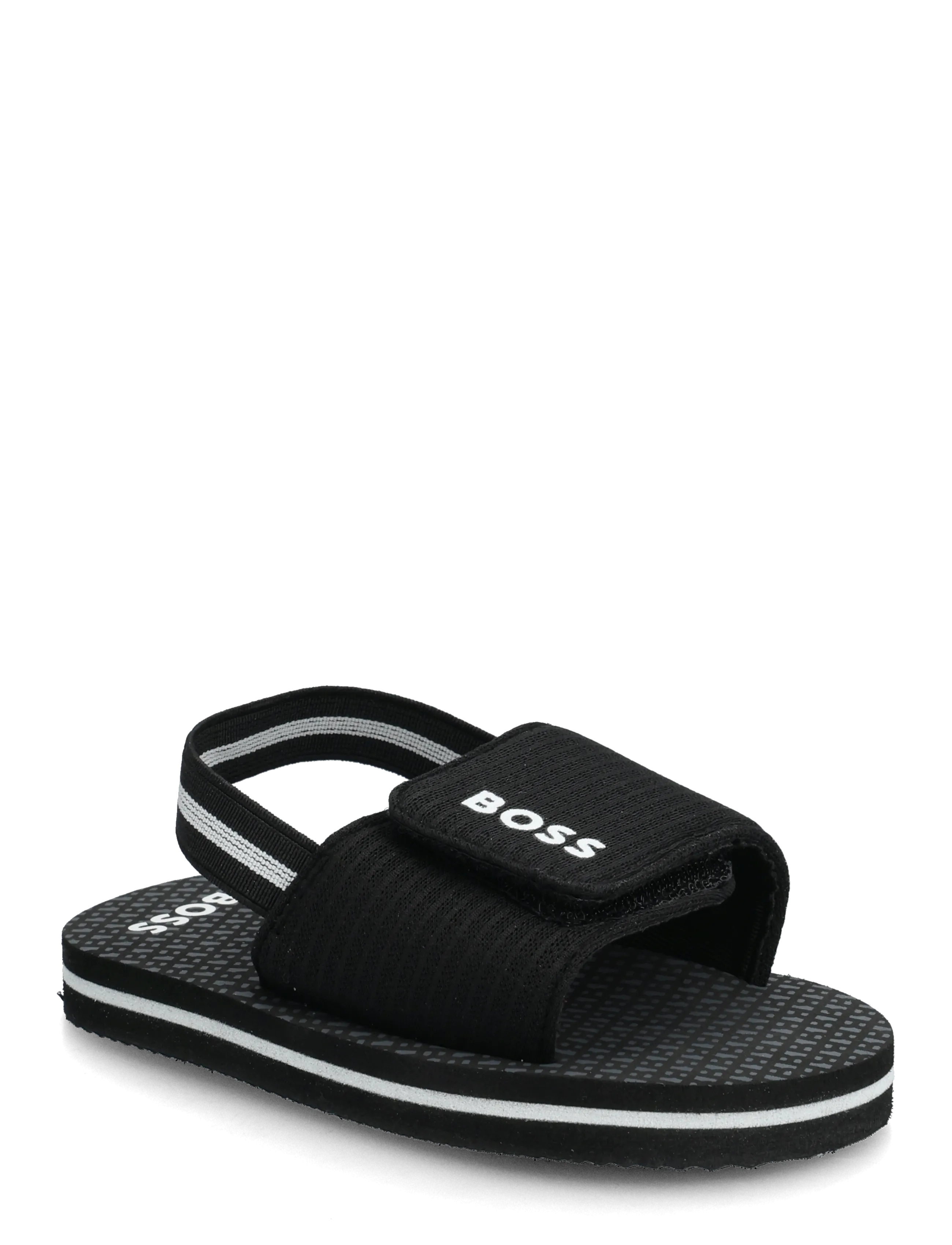 BOSS AQUA SLIDES - Jalanõud - BLACK / black