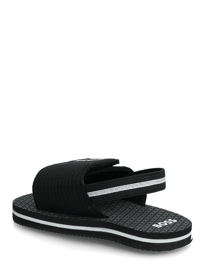 BOSS - AQUA SLIDES - badelatschen - black - 1