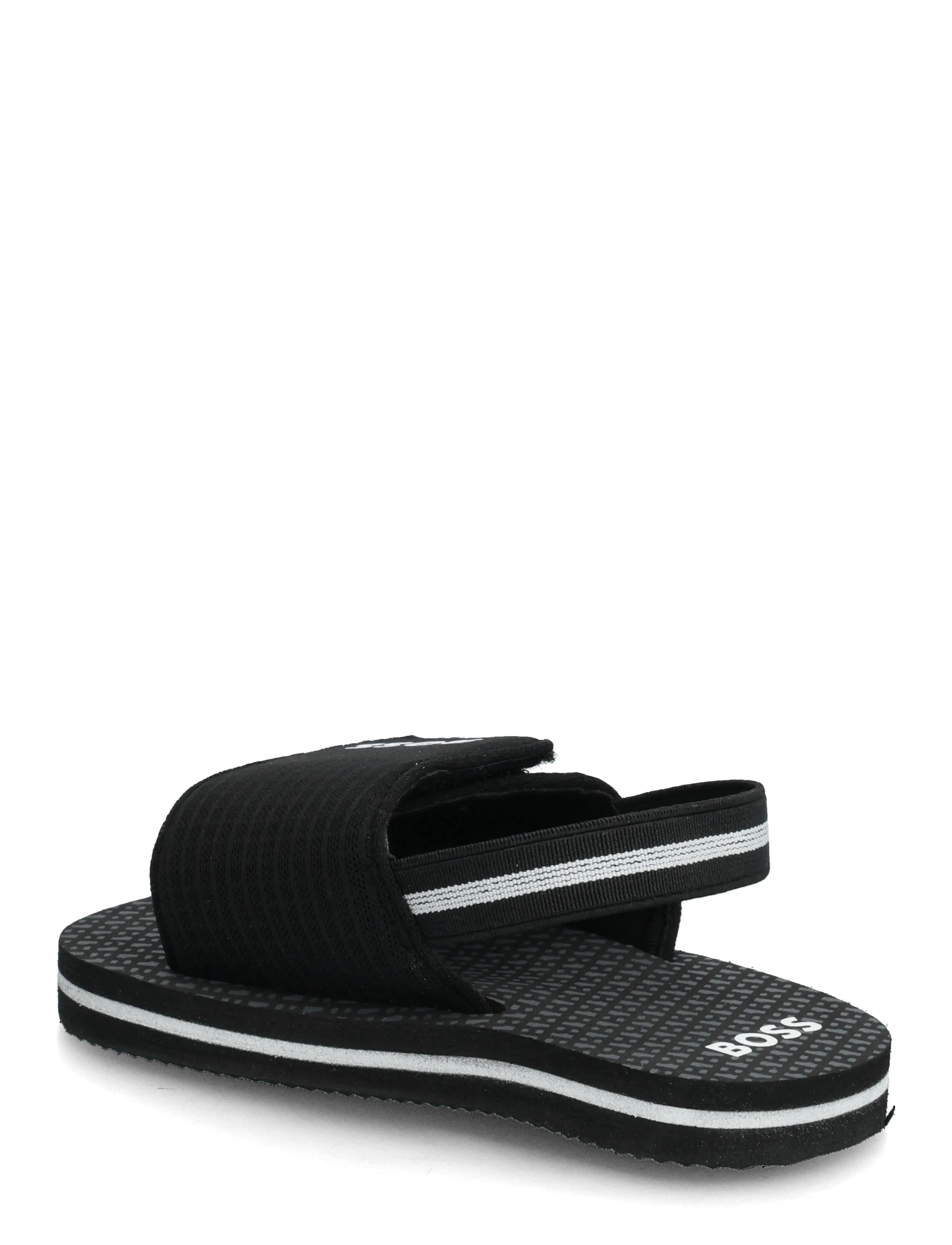 BOSS - AQUA SLIDES - badelatschen - black - 1
