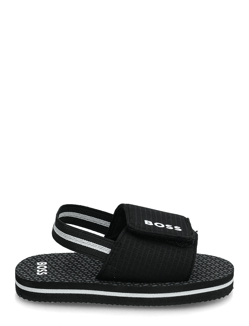 BOSS - AQUA SLIDES - badelatschen - black - 2
